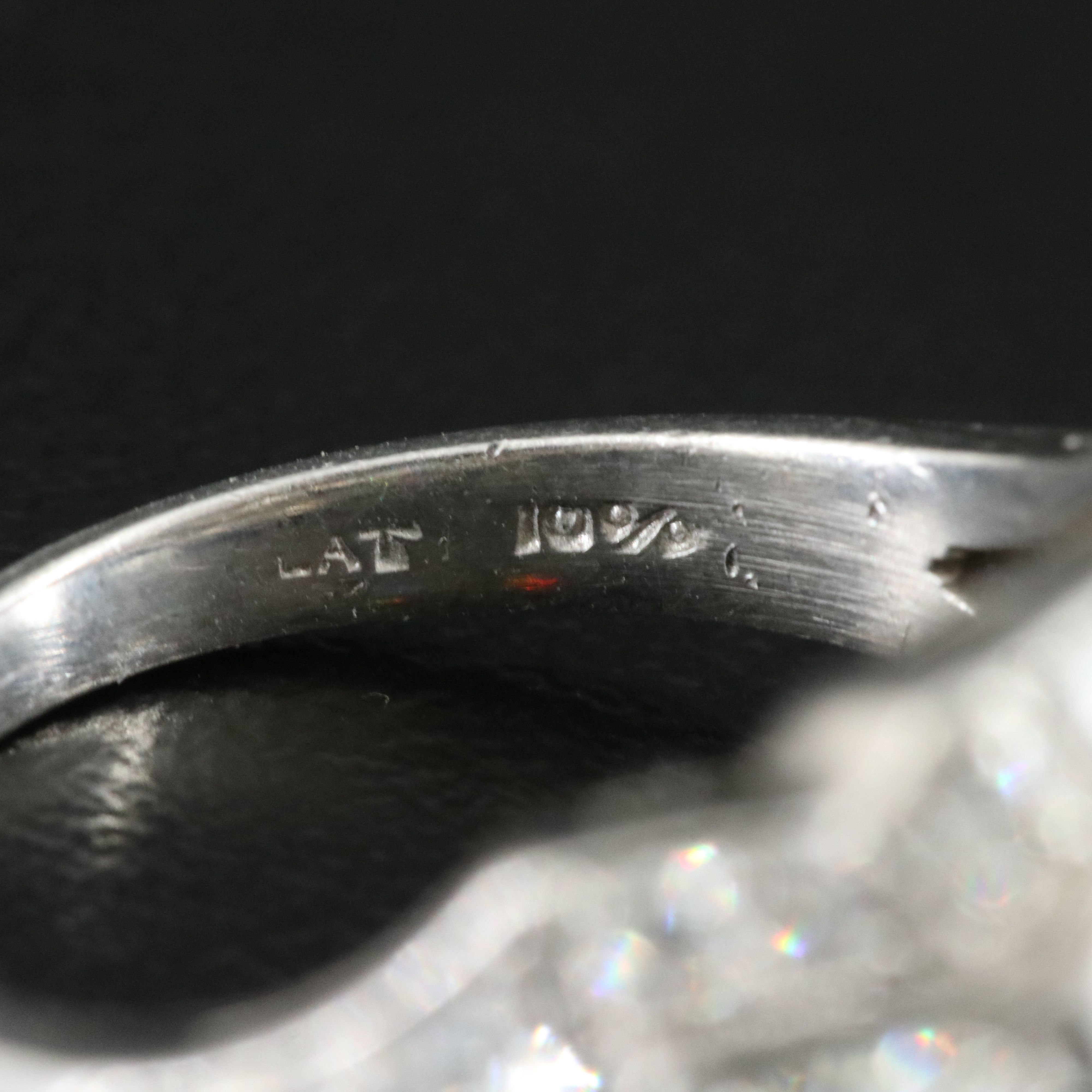 Vintage Platinum 3.03 CTW Diamond Ring