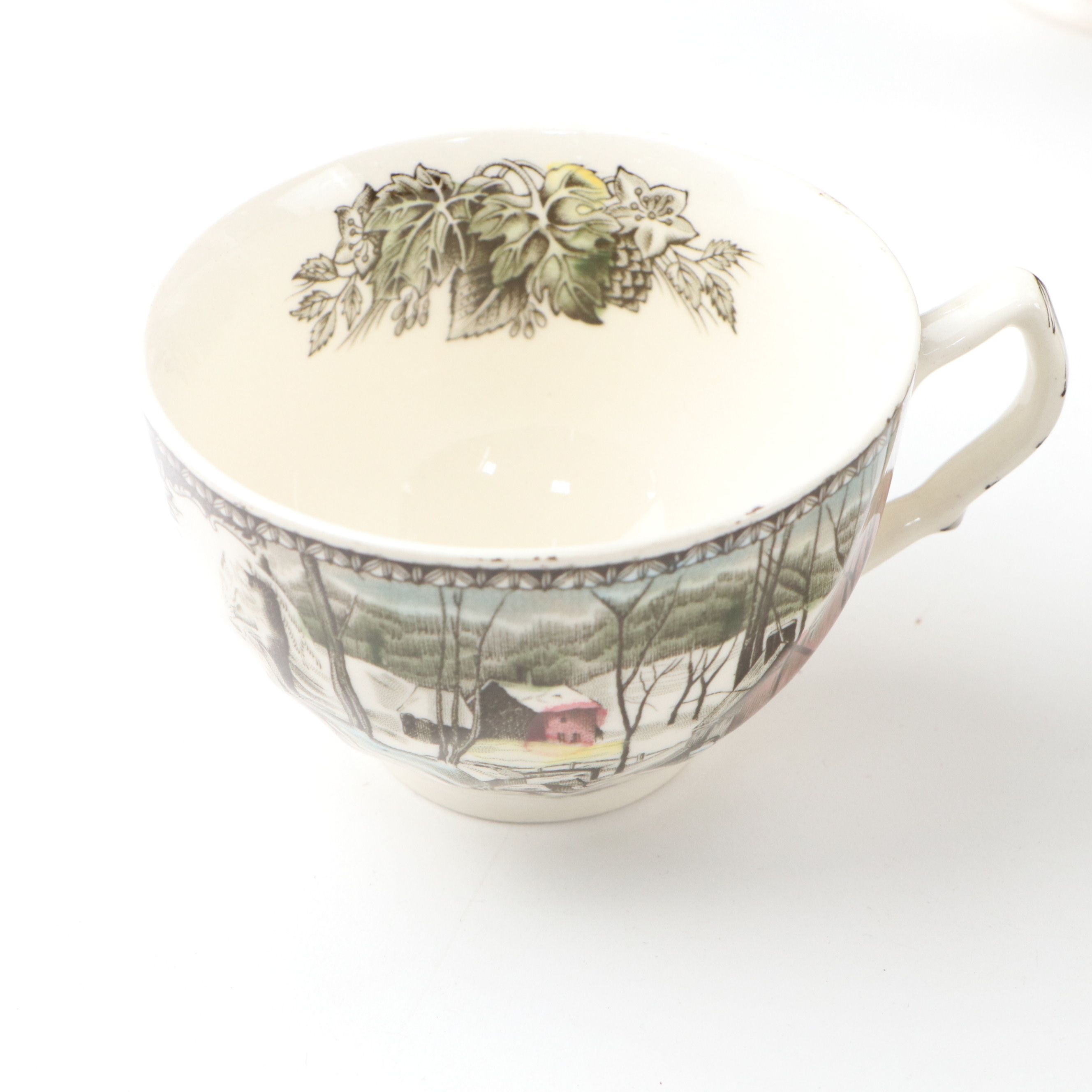 Johnson Bros. "The Friendly Village" with Other Johnson Bros. Transferware