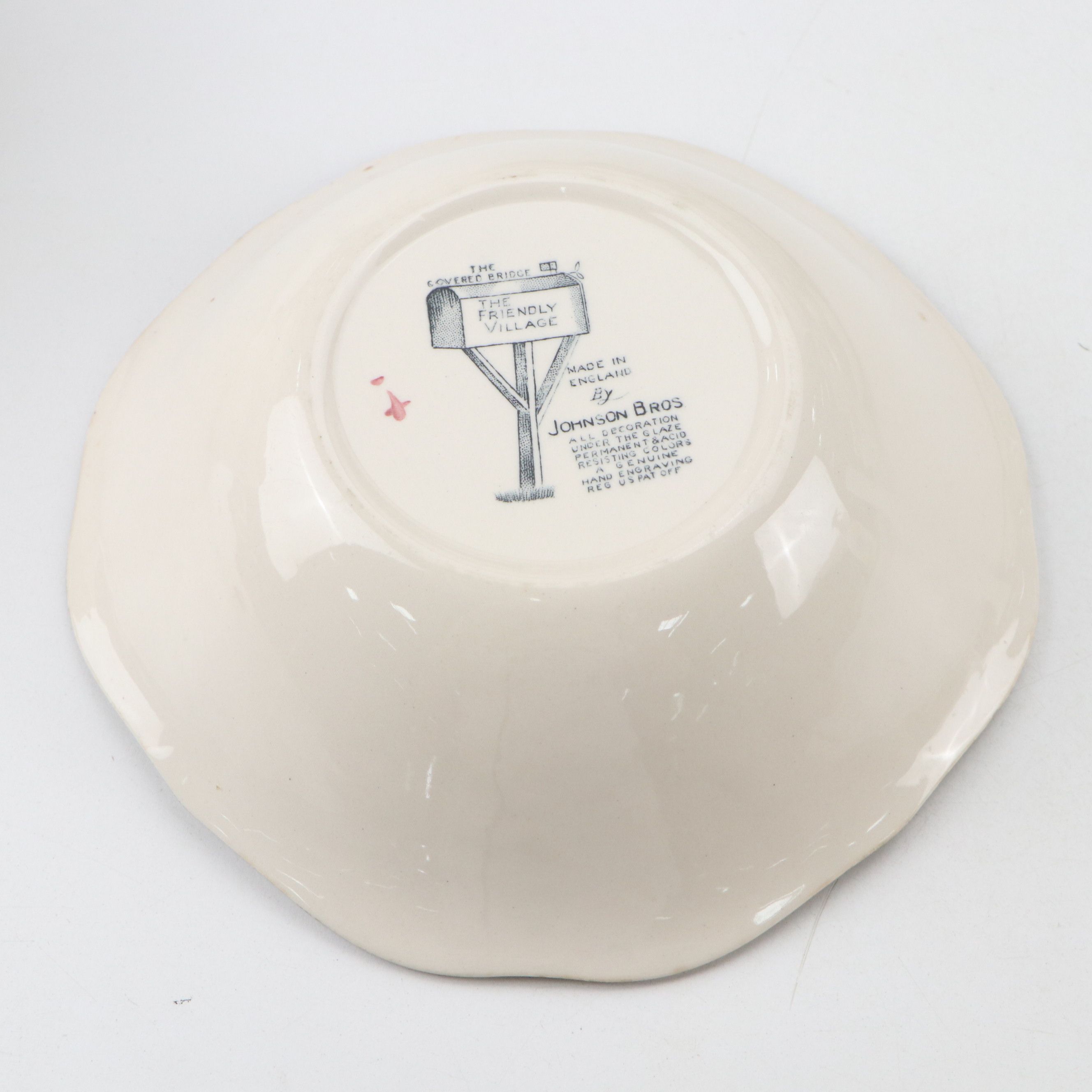Johnson Bros. "The Friendly Village" with Other Johnson Bros. Transferware