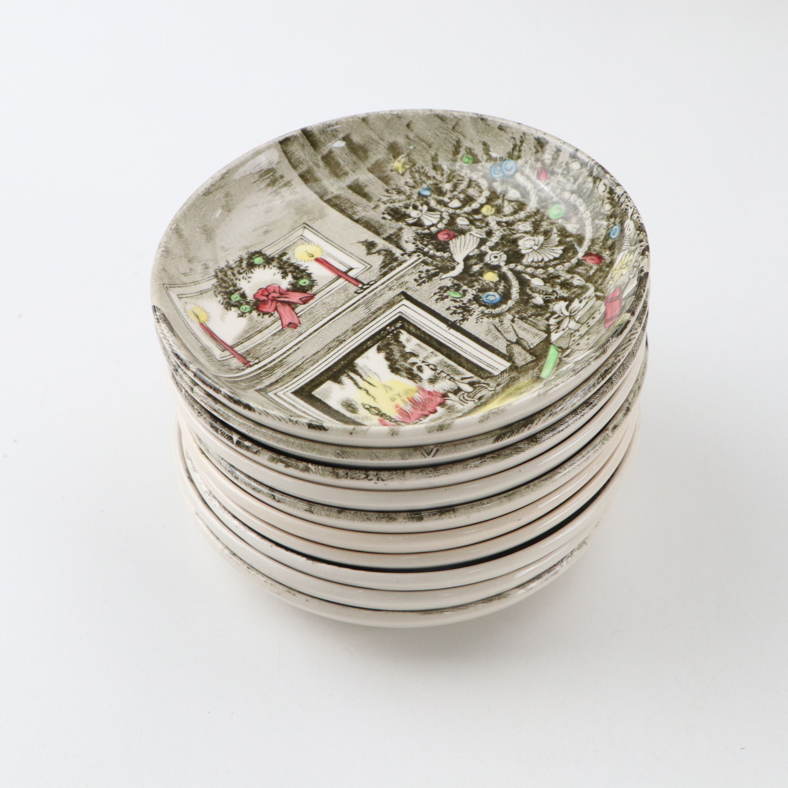 Johnson Bros. "The Friendly Village" with Other Johnson Bros. Transferware