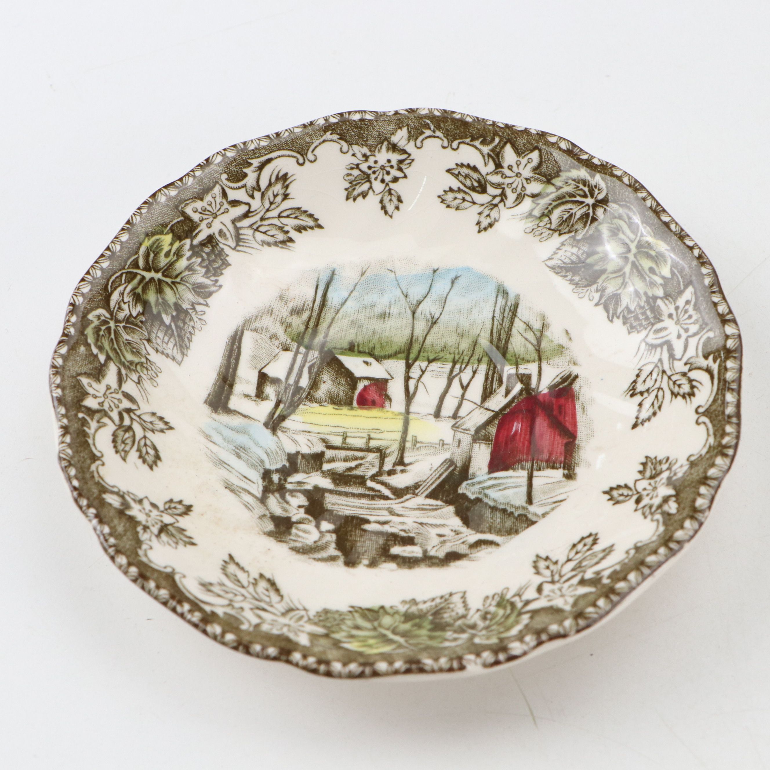 Johnson Bros. "The Friendly Village" with Other Johnson Bros. Transferware