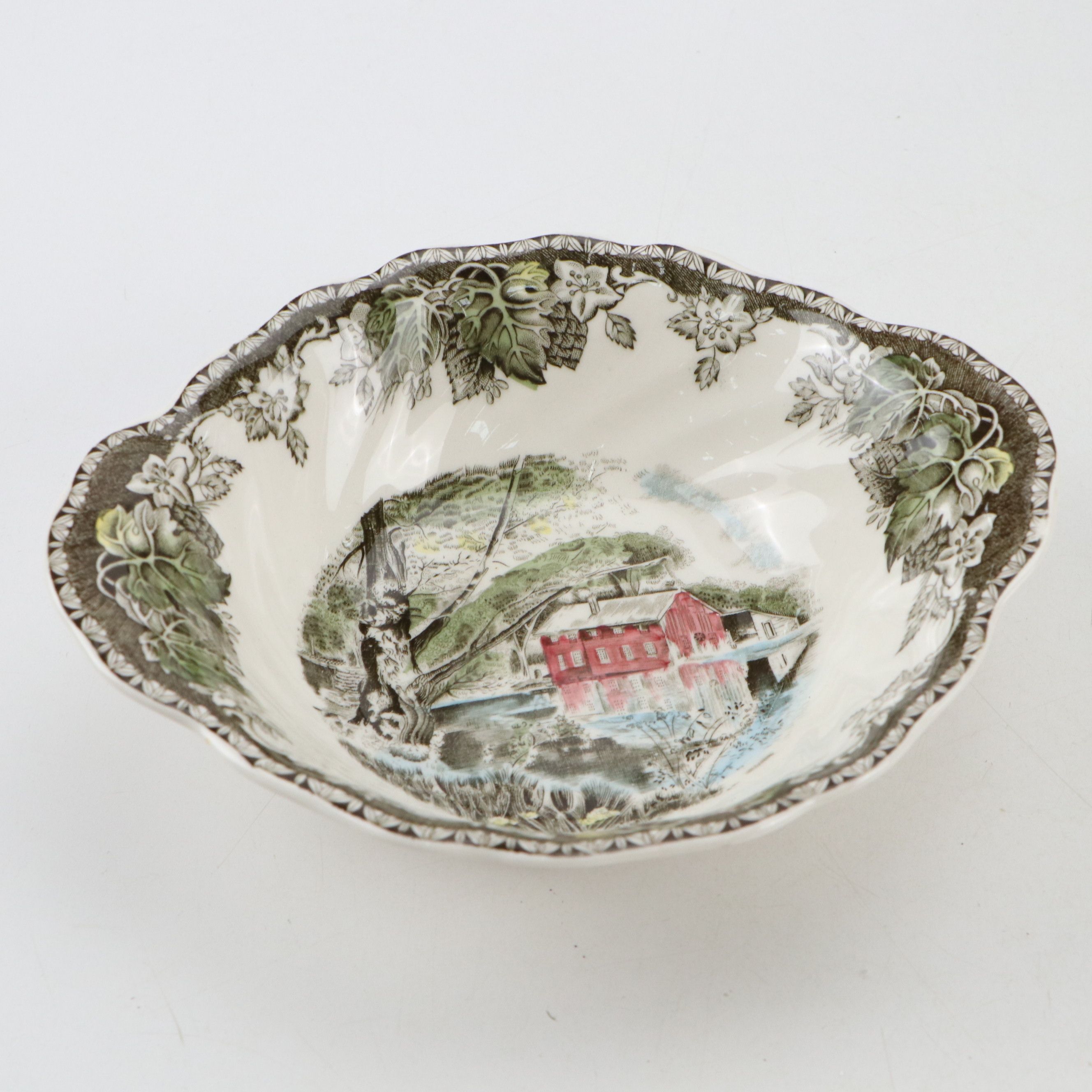 Johnson Bros. "The Friendly Village" with Other Johnson Bros. Transferware