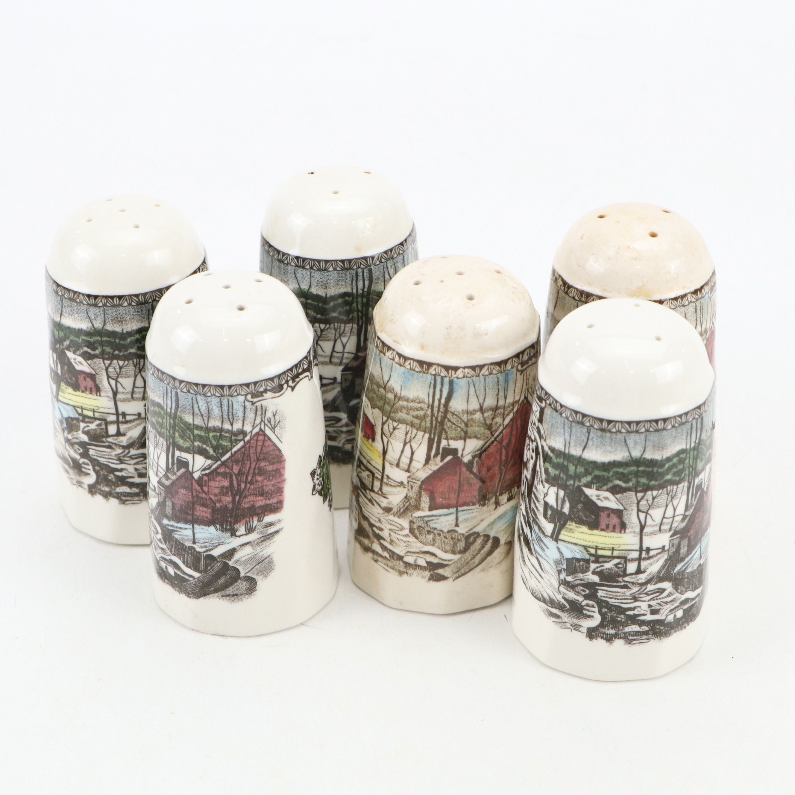 Johnson Bros. "The Friendly Village" with Other Johnson Bros. Transferware