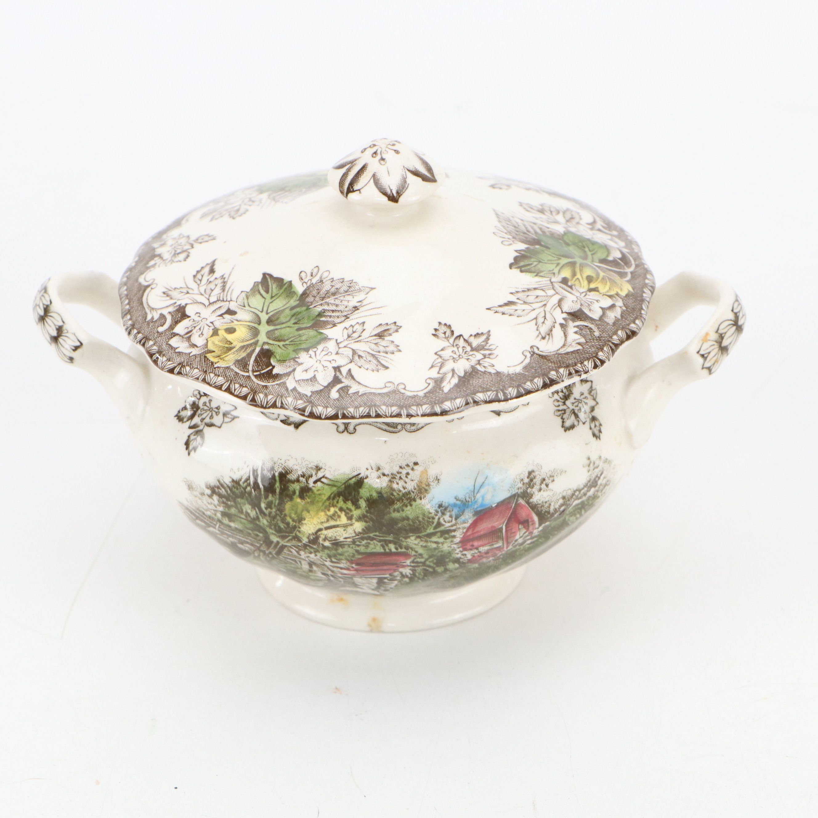 Johnson Bros. "The Friendly Village" with Other Johnson Bros. Transferware