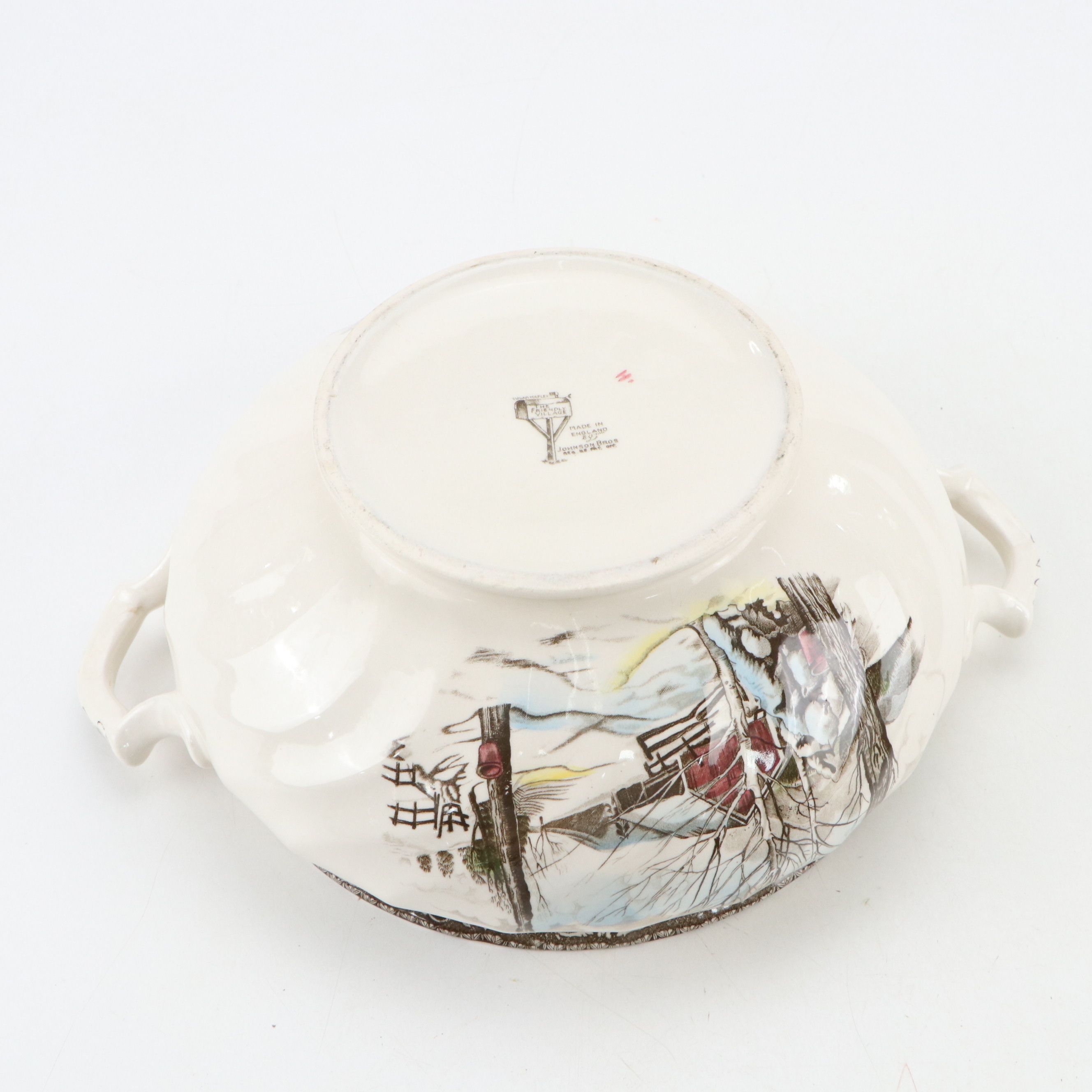 Johnson Bros. "The Friendly Village" with Other Johnson Bros. Transferware