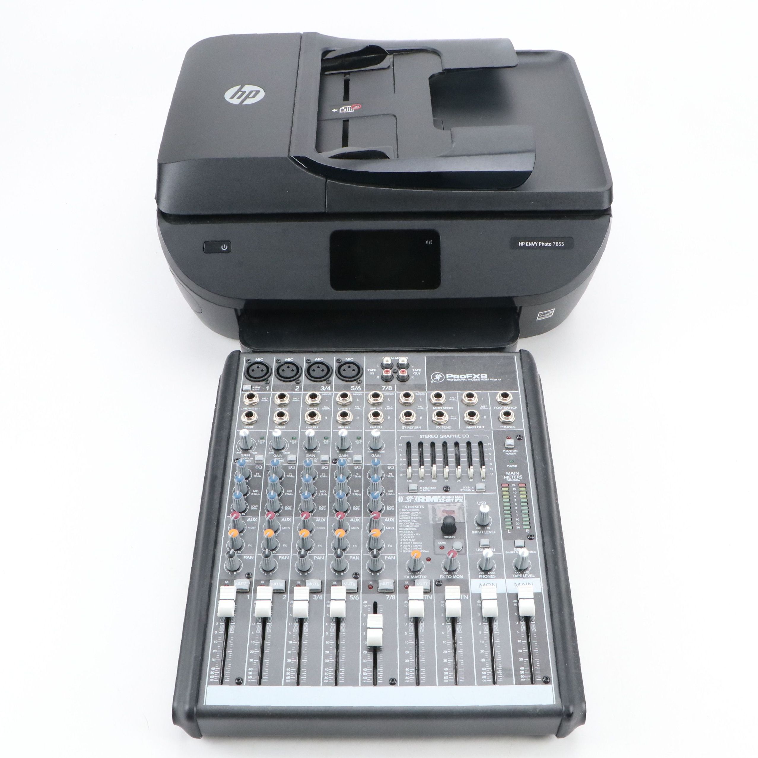 ProFX8 Professional Effects Mixing Board and ENVY Photo Printer