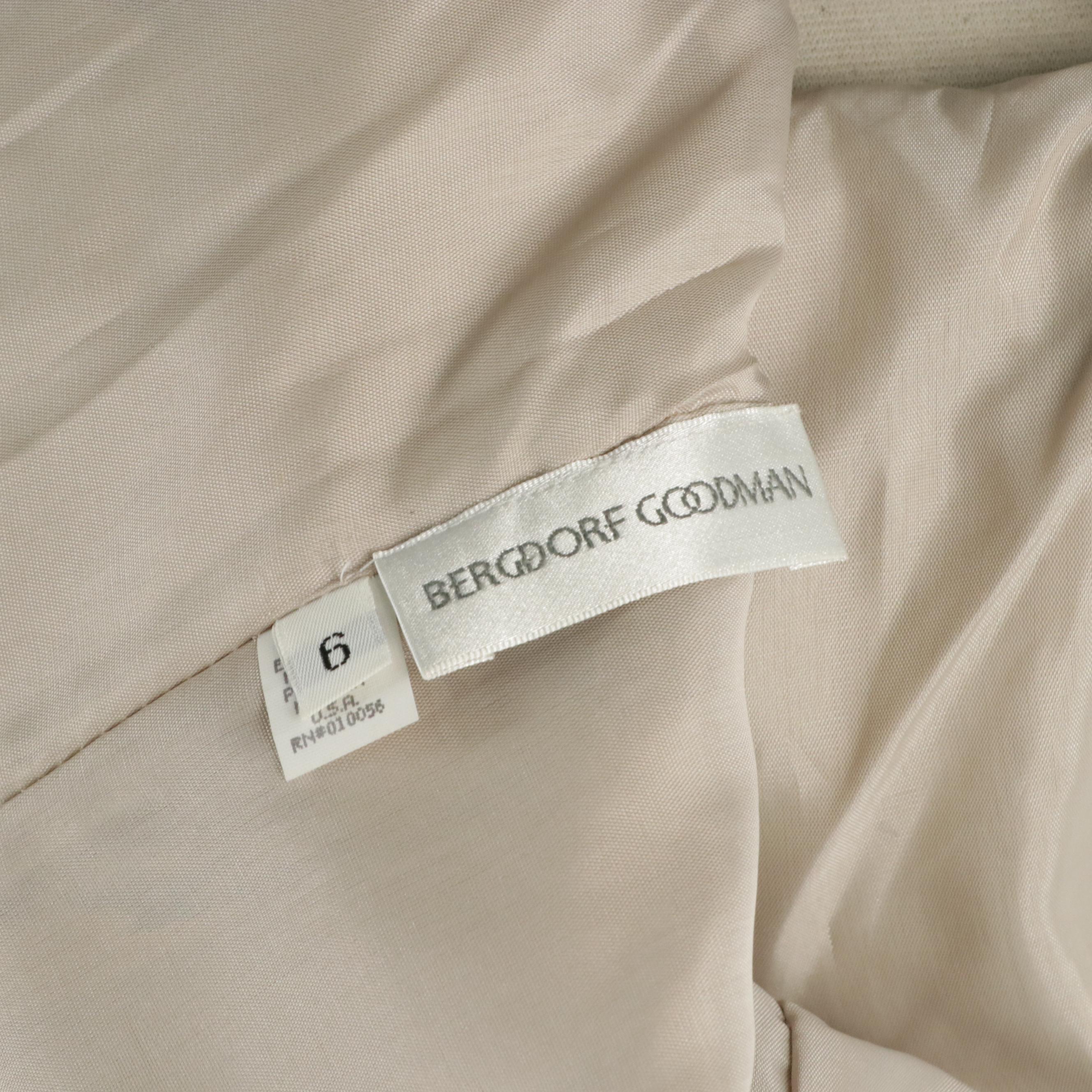 Bergdorf Goodman Strapless Bodycon Midi Dress in Python Embossed Pigskin Suede