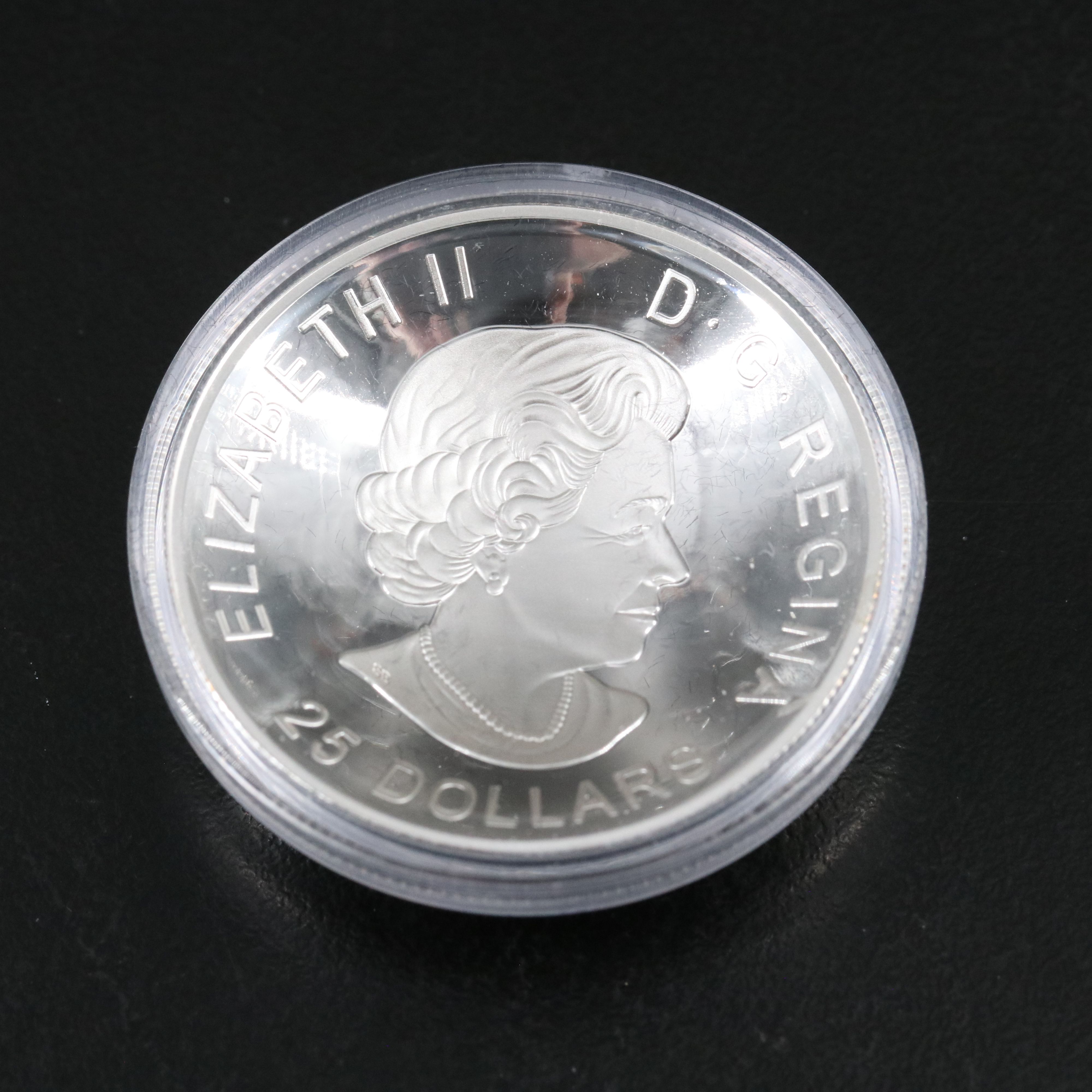 Three Fine Silver Canadian Coins