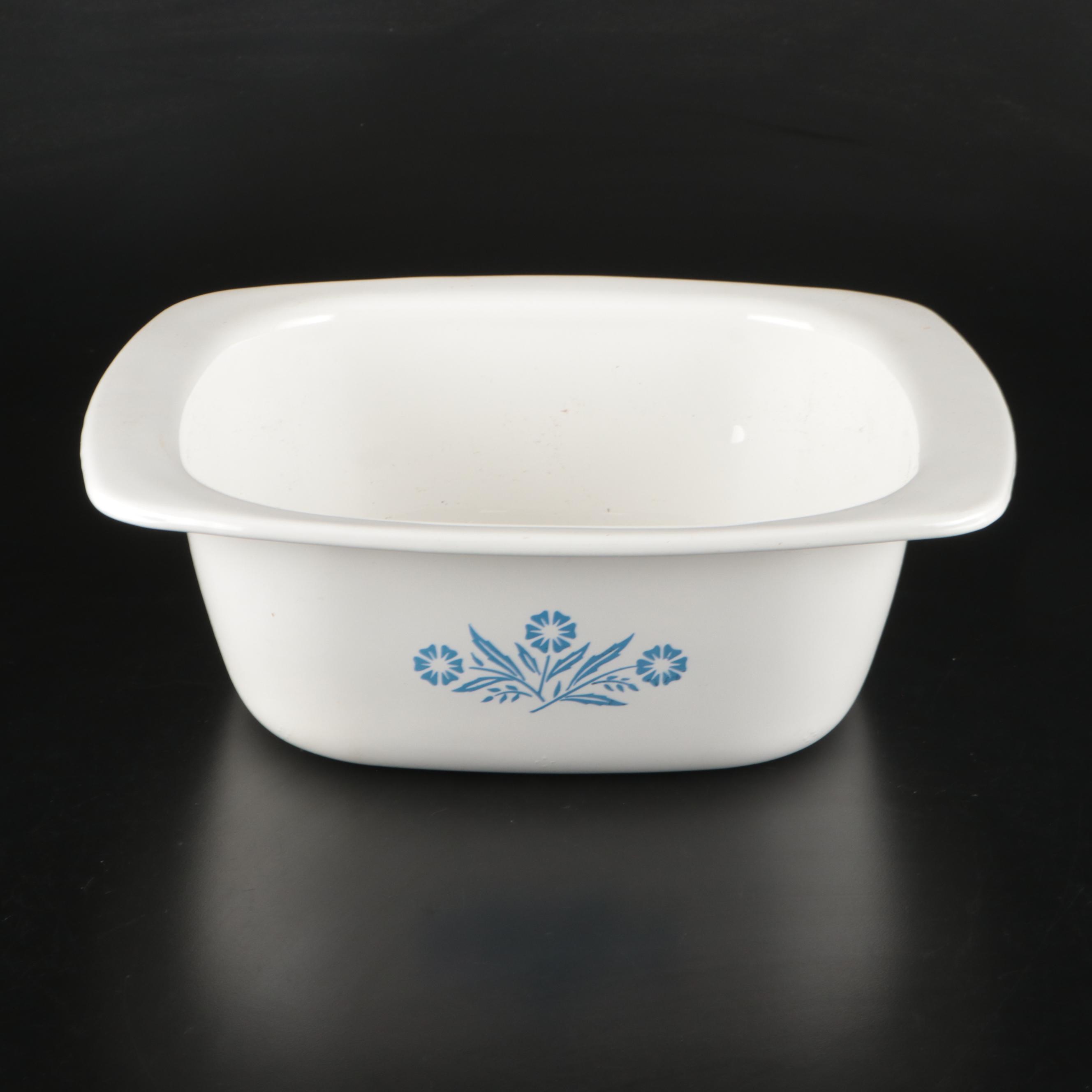 Pyrex "Blue Cornflower" Corning Ware Baking Pans with Mixing Bowls