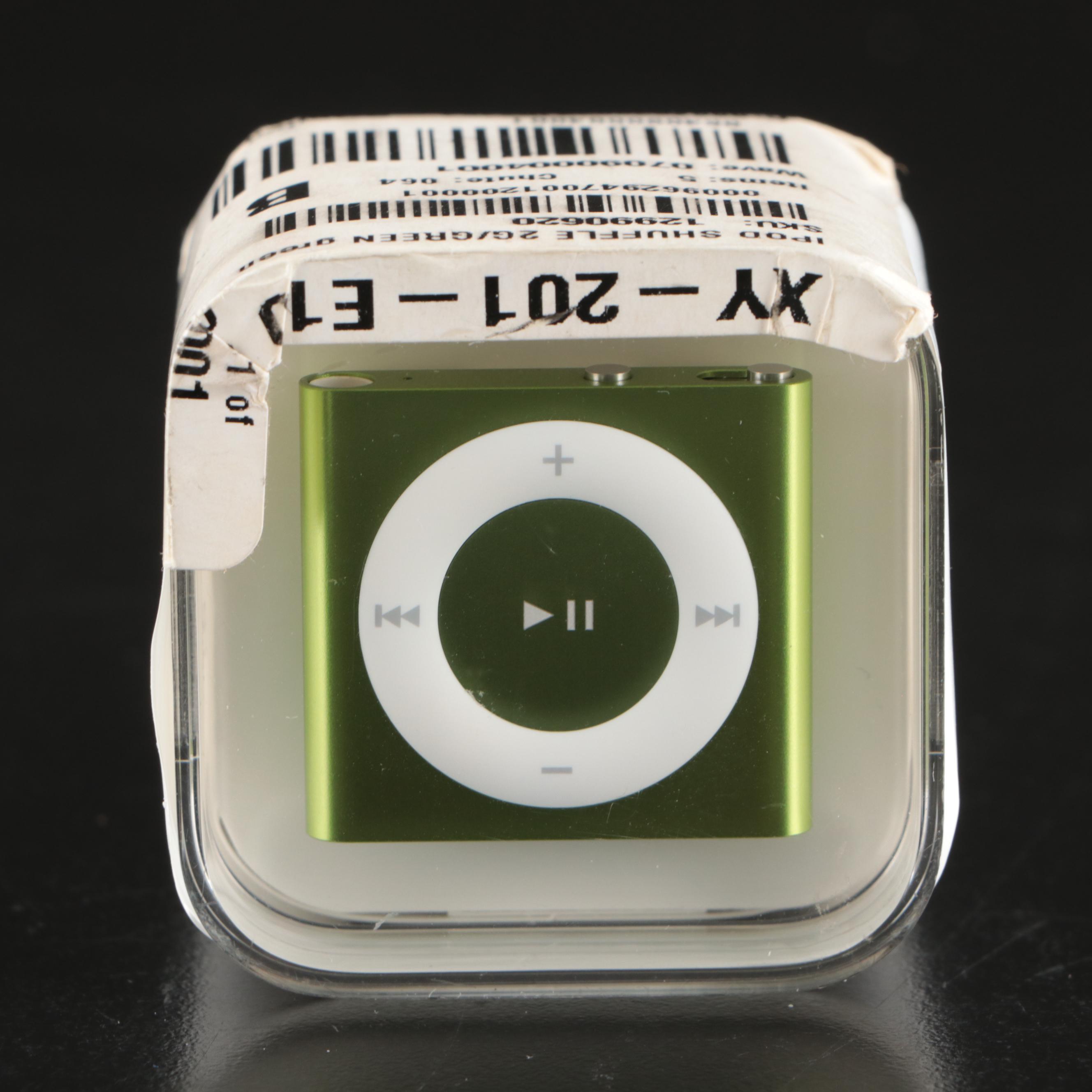 Apple 4th Generation Green iPod Shuffle