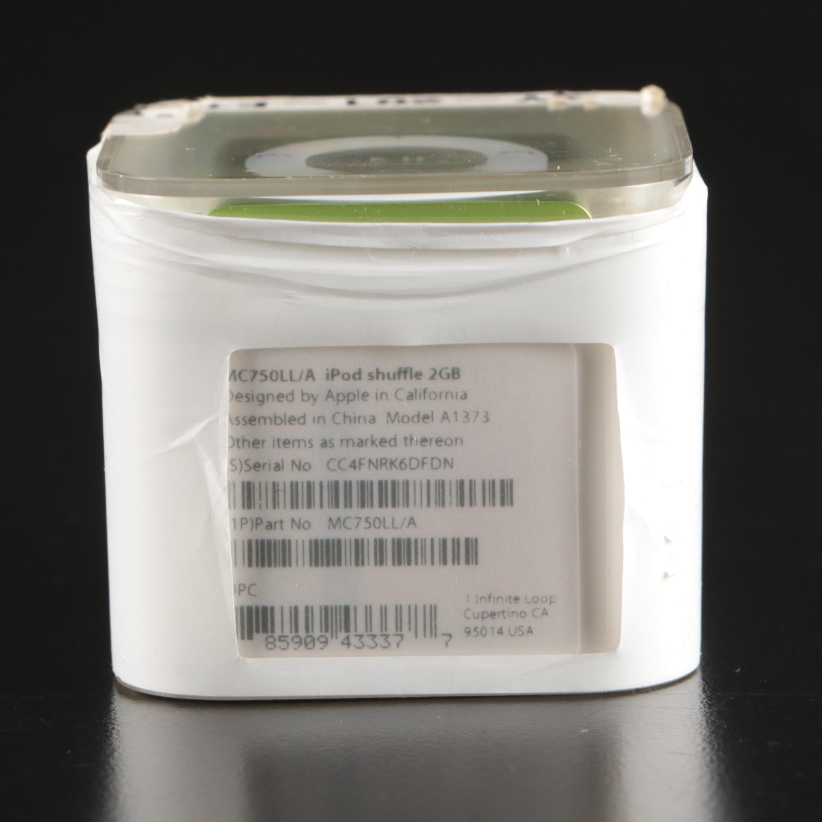 Apple 4th Generation Green iPod Shuffle