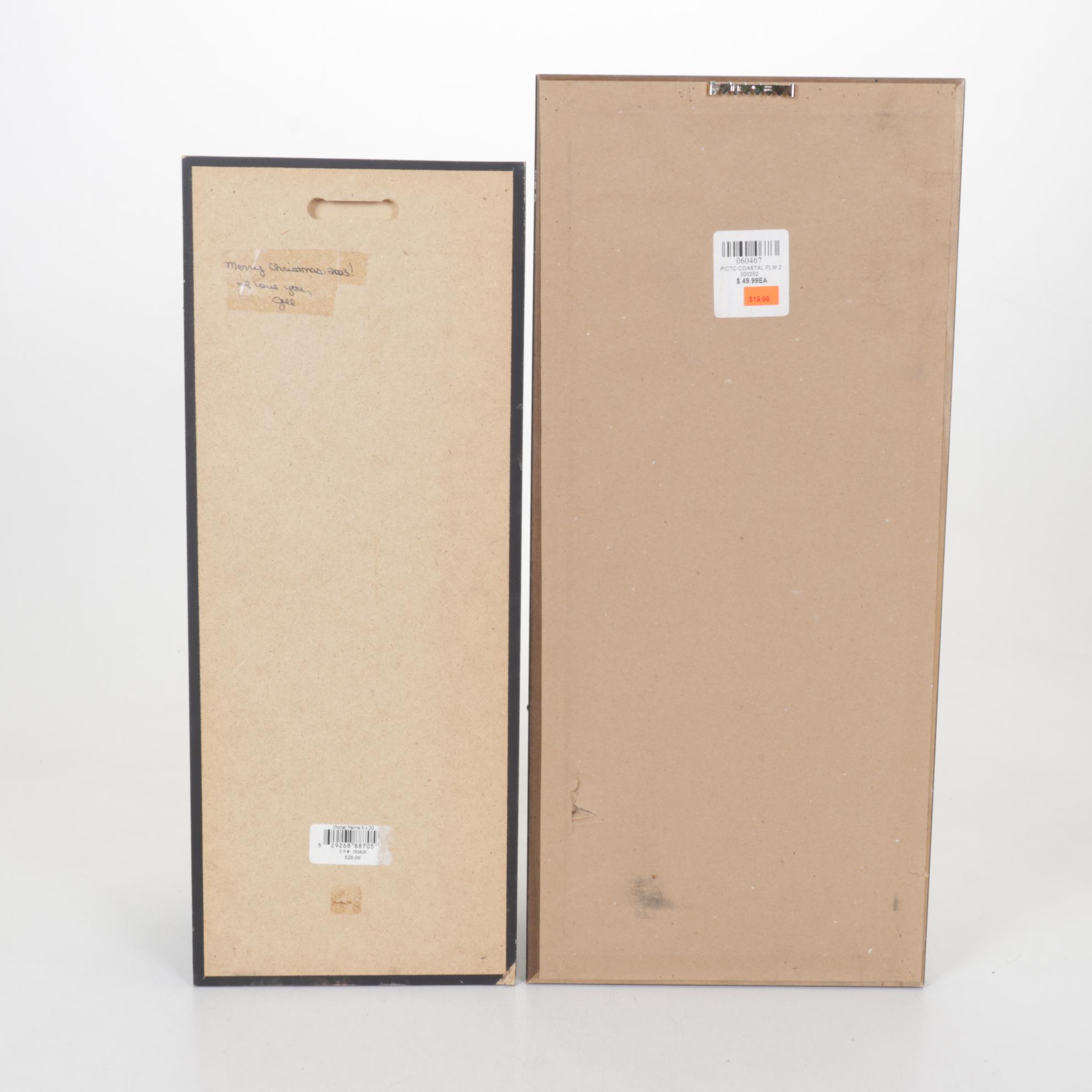 Painted Palm Tree and Other Beach Cottage Wall Decor