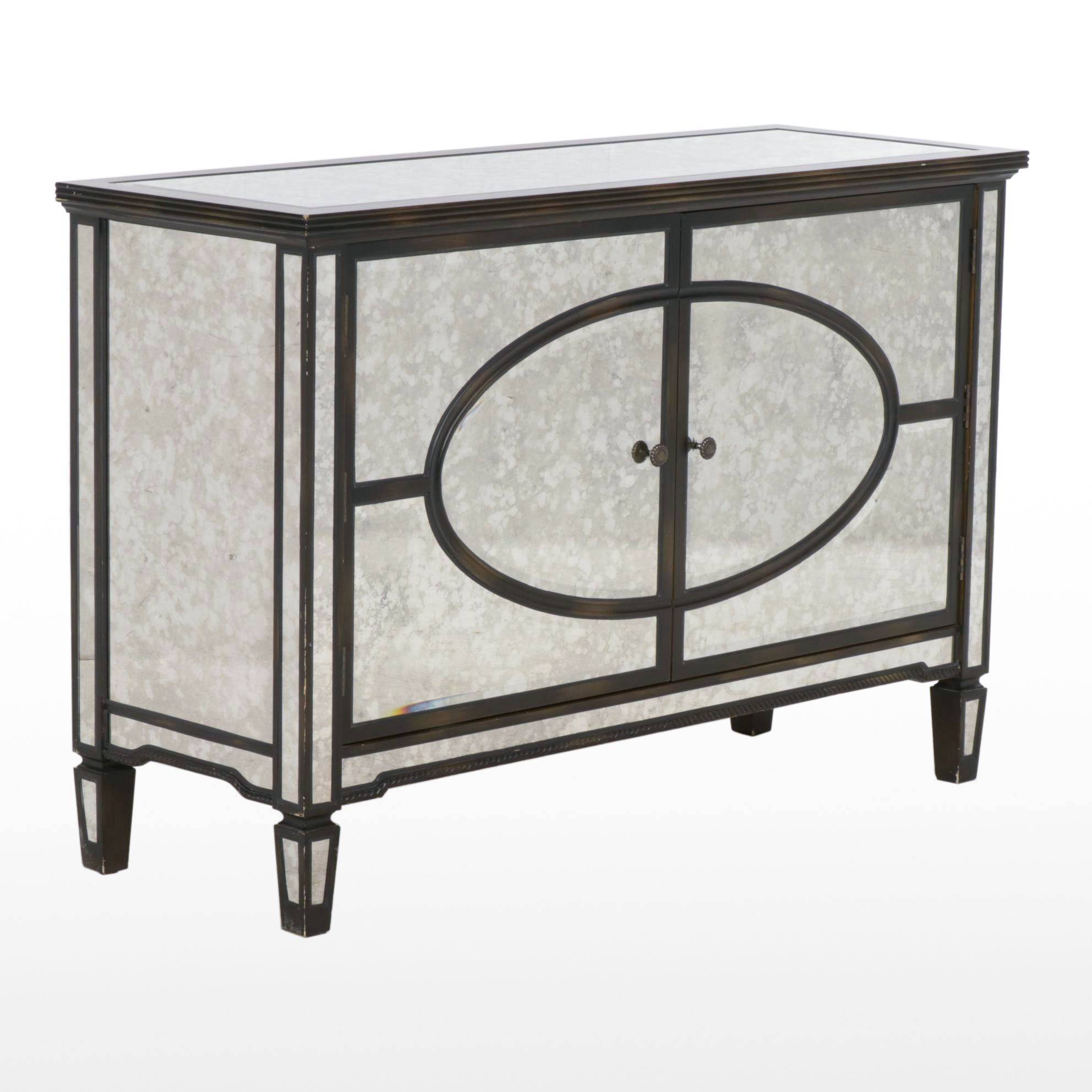 Arhaus "Isla" Contemporary Mirrored Credenza