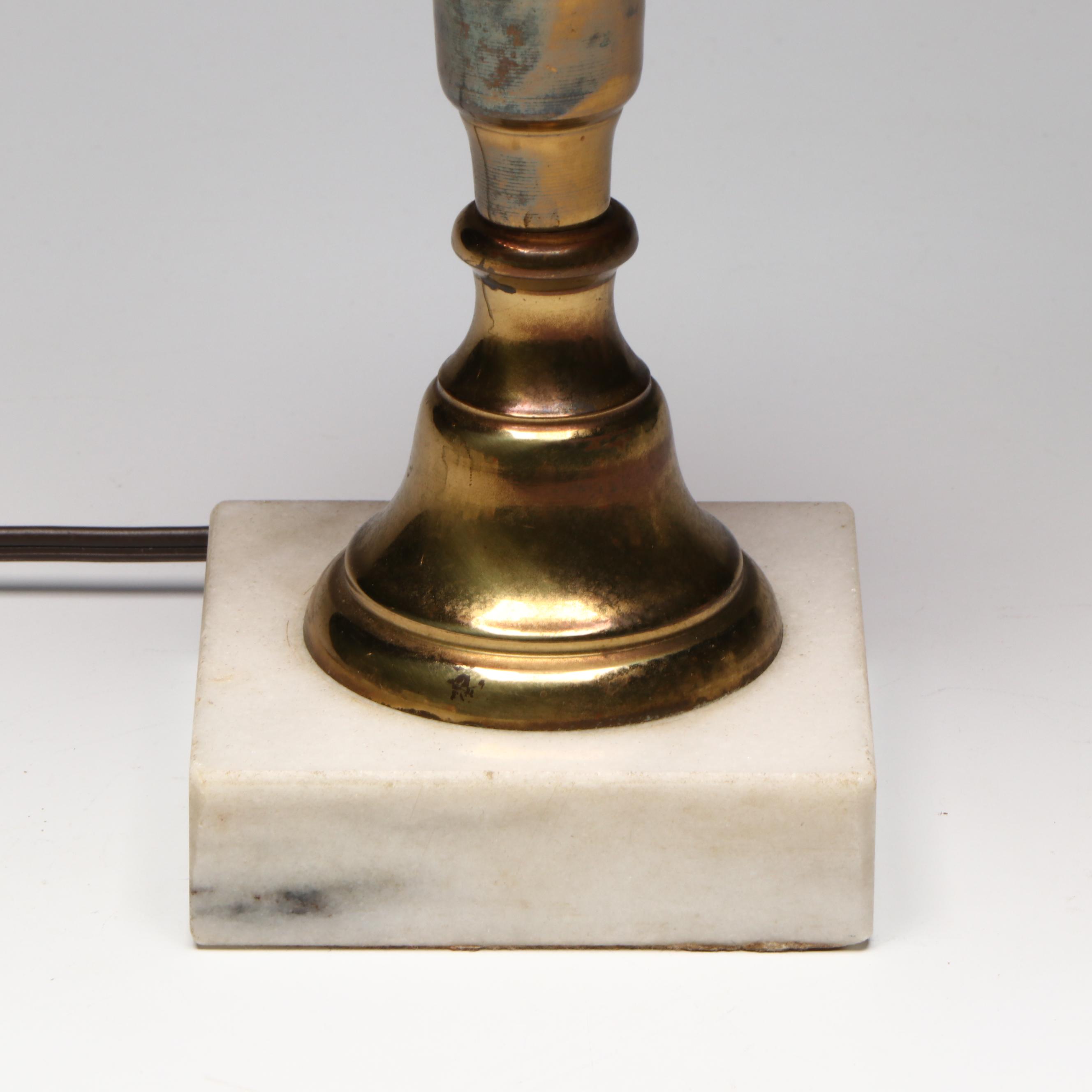 Victorian Cranberry Swirl Glass Oil Lamp with Satin Etched Globe Shade, Adapted