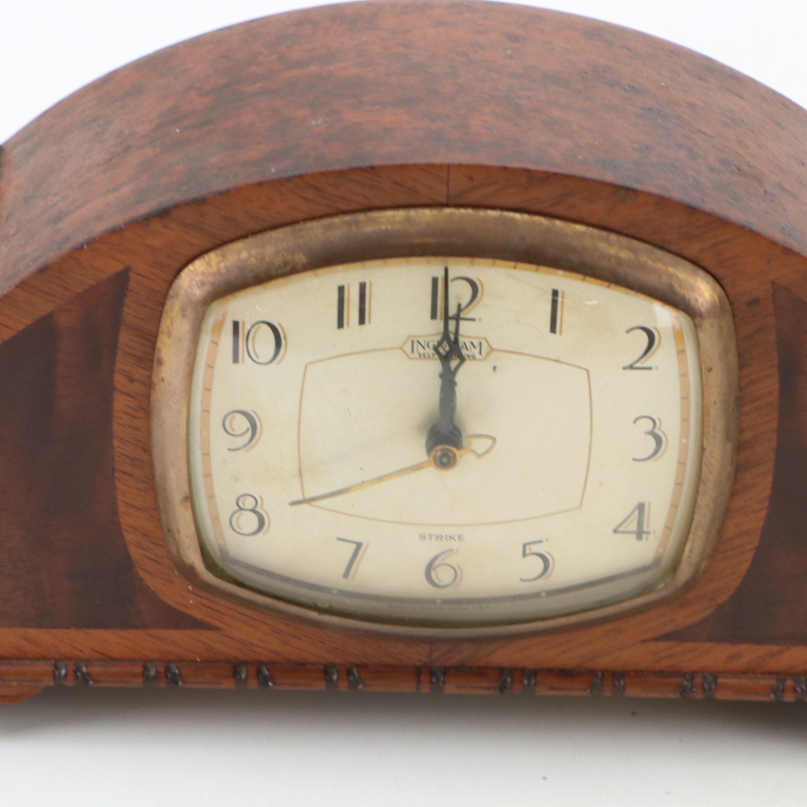 Ingraham and Philco Electric Wooden Mantel Clocks