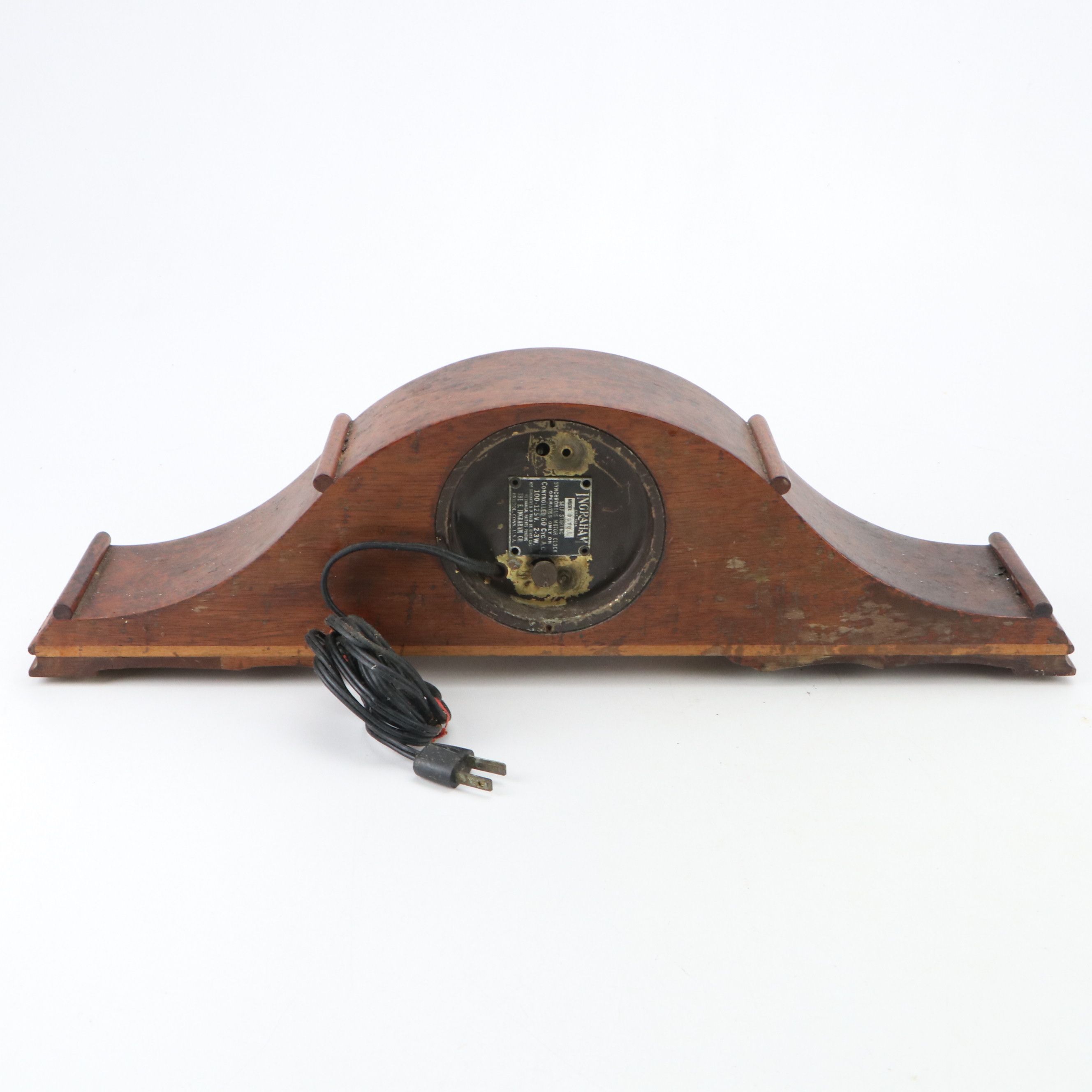 Ingraham and Philco Electric Wooden Mantel Clocks