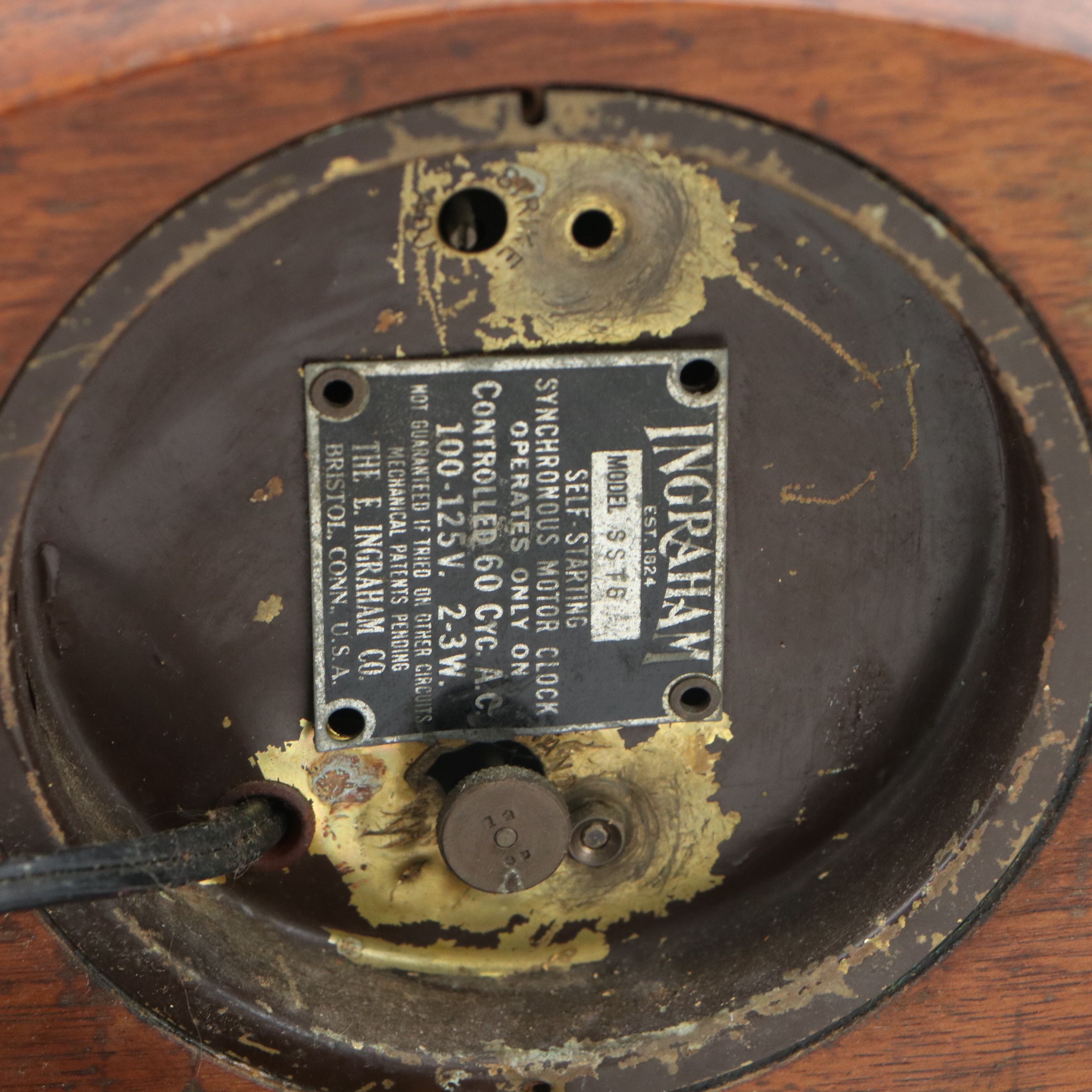 Ingraham and Philco Electric Wooden Mantel Clocks