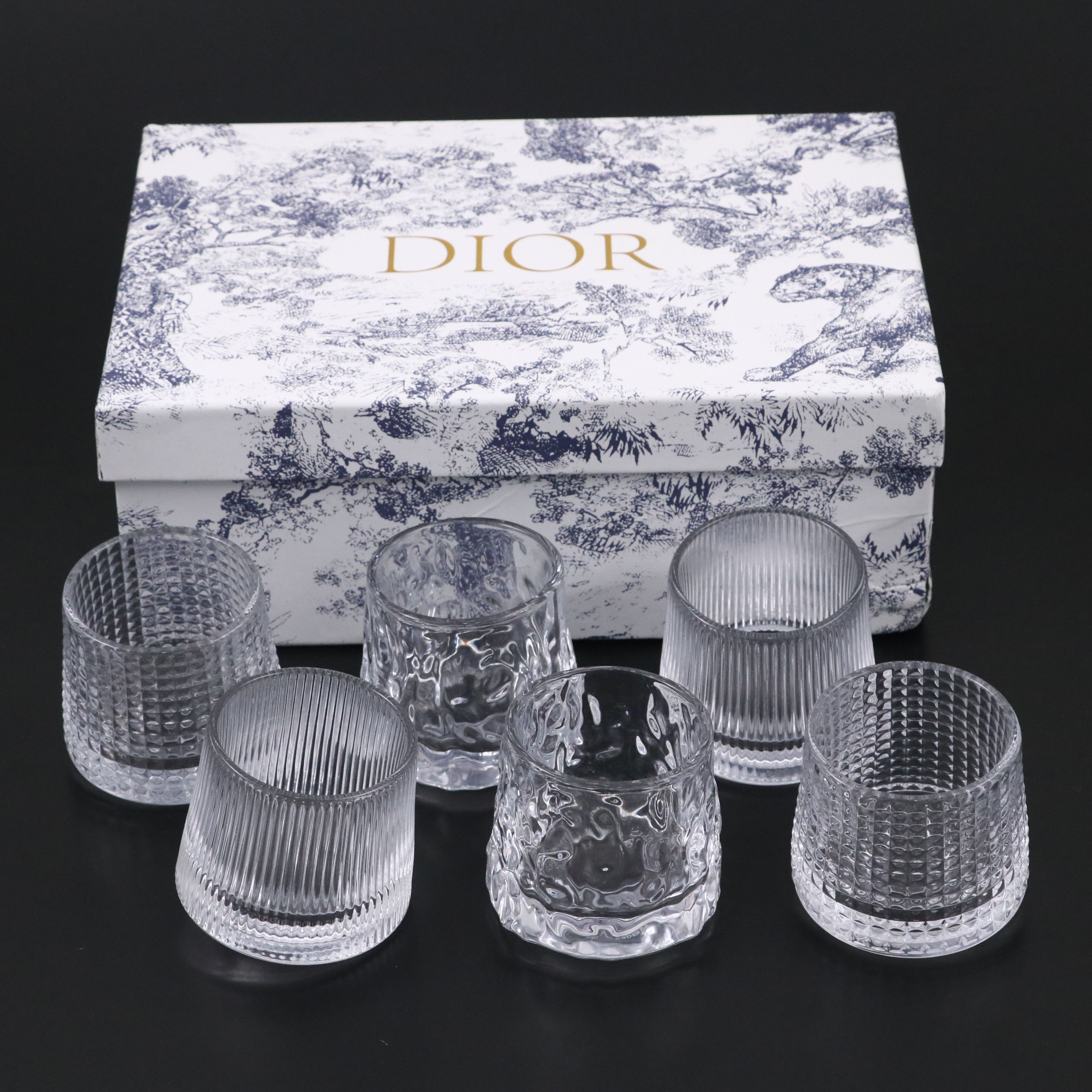 Dior Crystal Rocking Whiskey Glasses