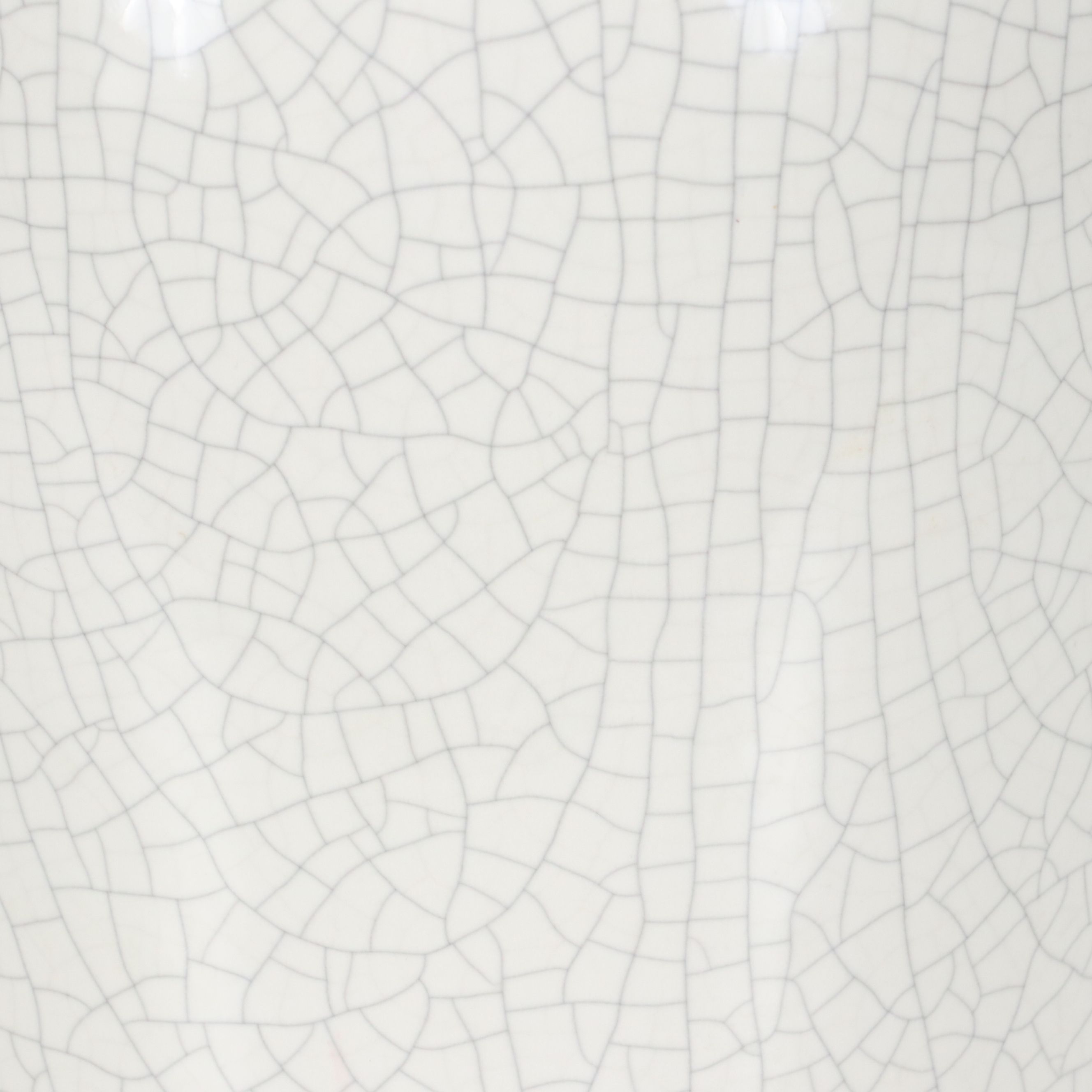 Crackle Glaze Ceramic Bottle Lamp with Retro Braided Bamboo Drum Shade