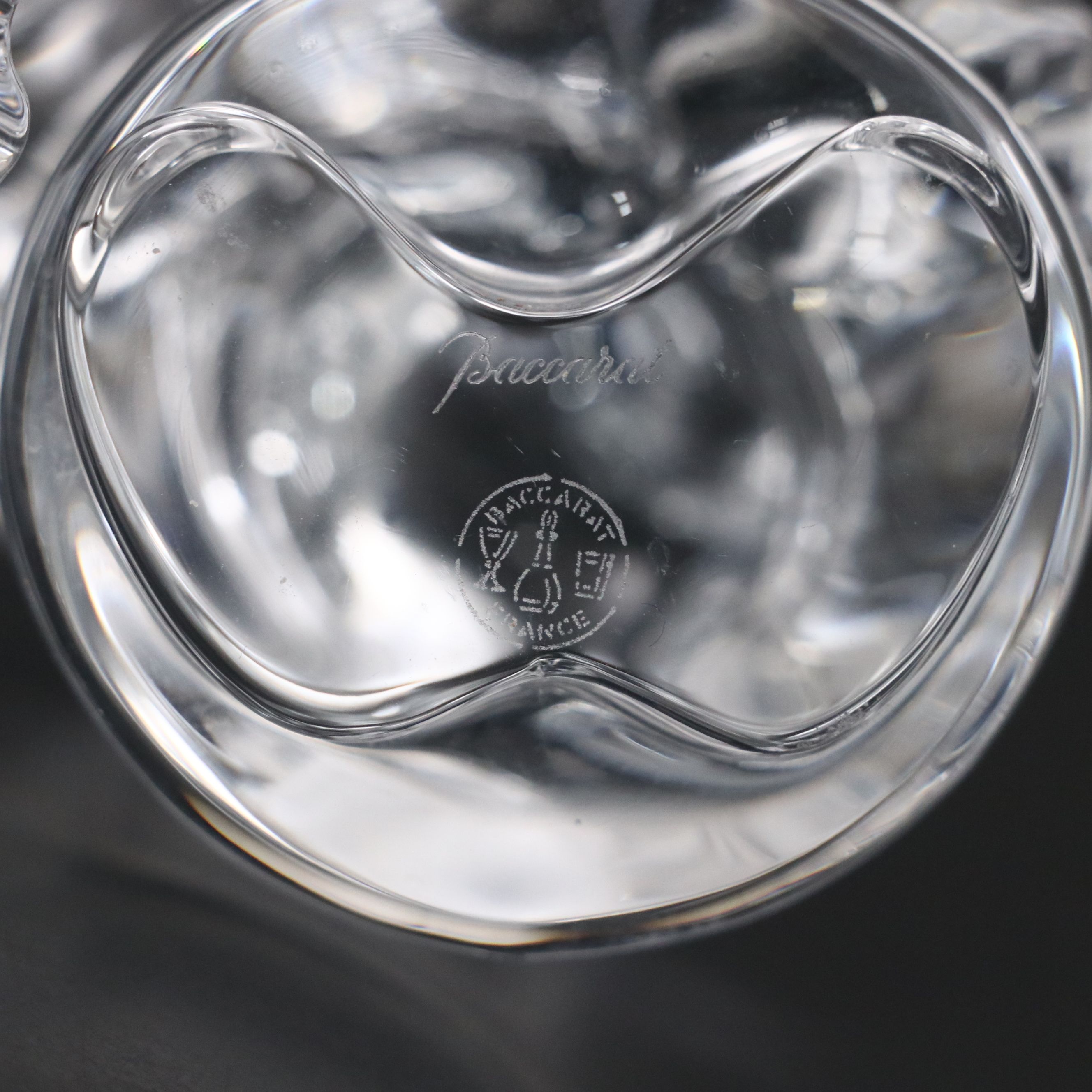 Baccarat Crystal Holiday Figurines with Bing & Grøndahl Santa Claus Collection