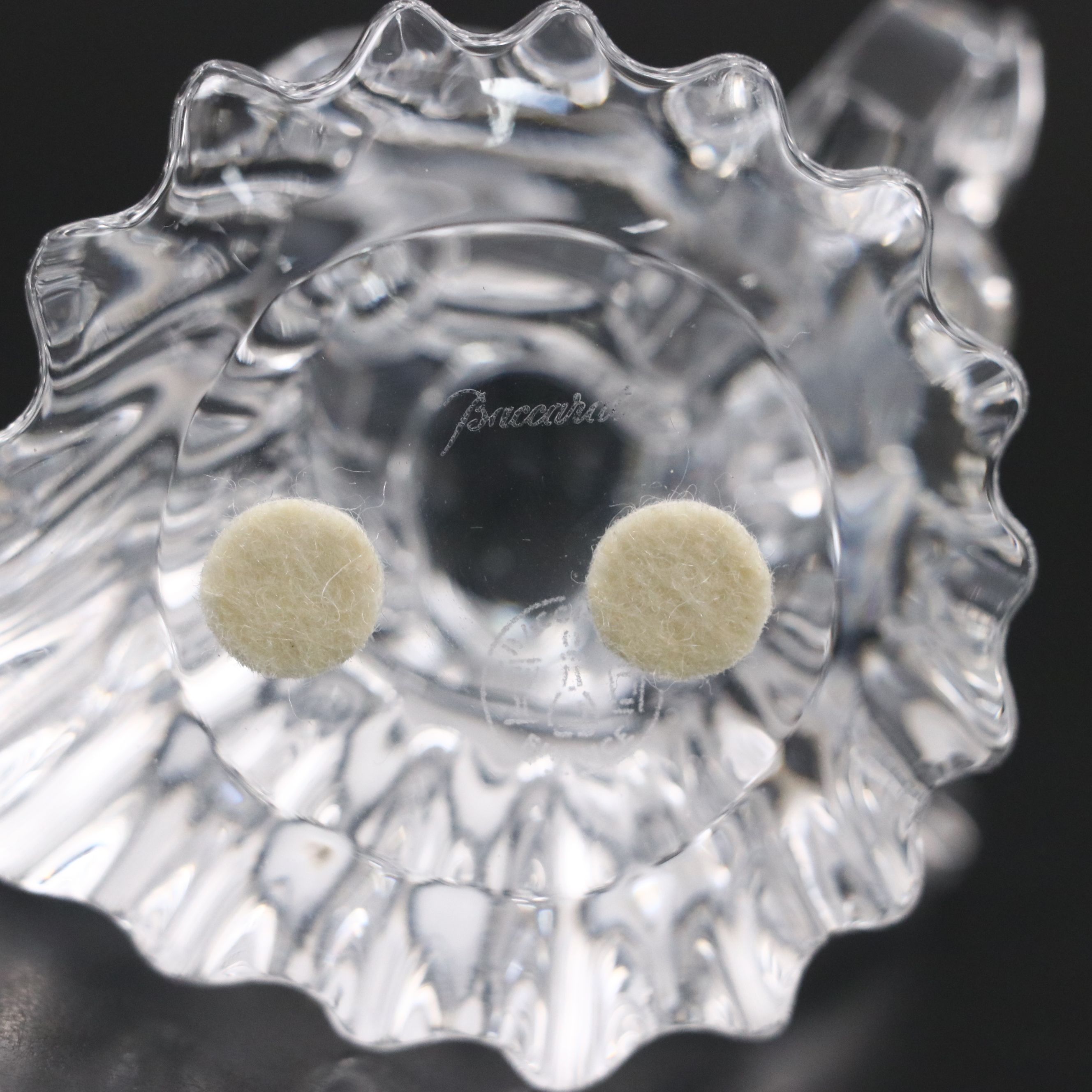 Baccarat Crystal Holiday Figurines with Bing & Grøndahl Santa Claus Collection