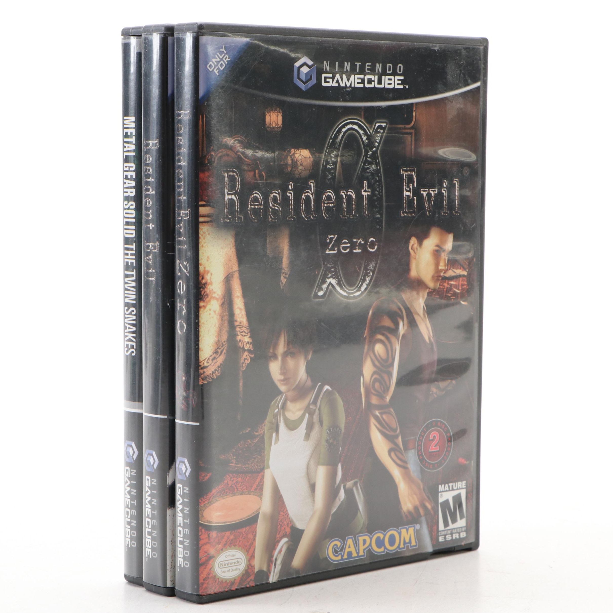 Metal Gear Solid and Resident Evil Nintendo GameCube Video Games