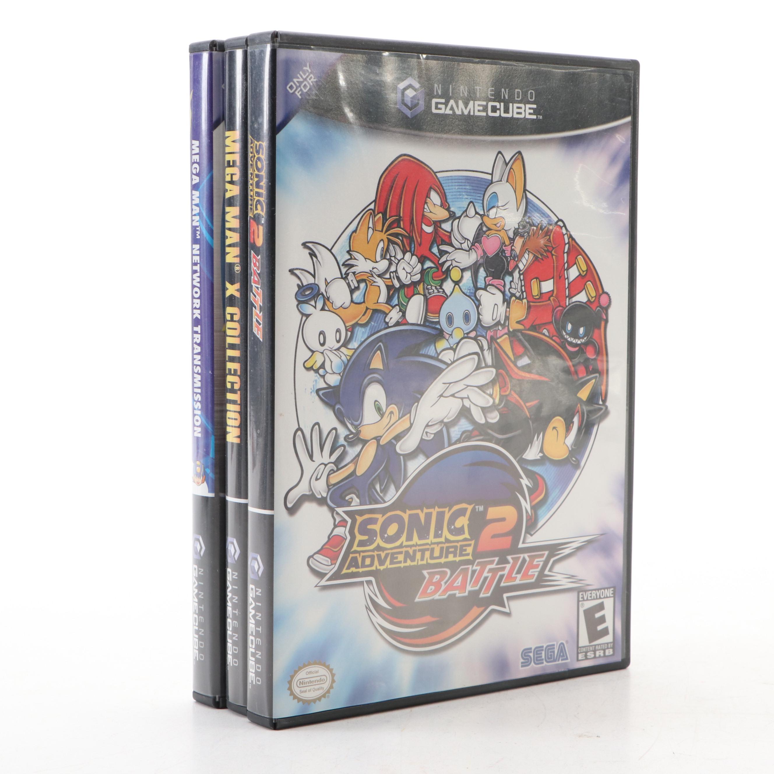 Mega Man and Sonic Adventure 2 Battle Nintendo GameCube Video Games