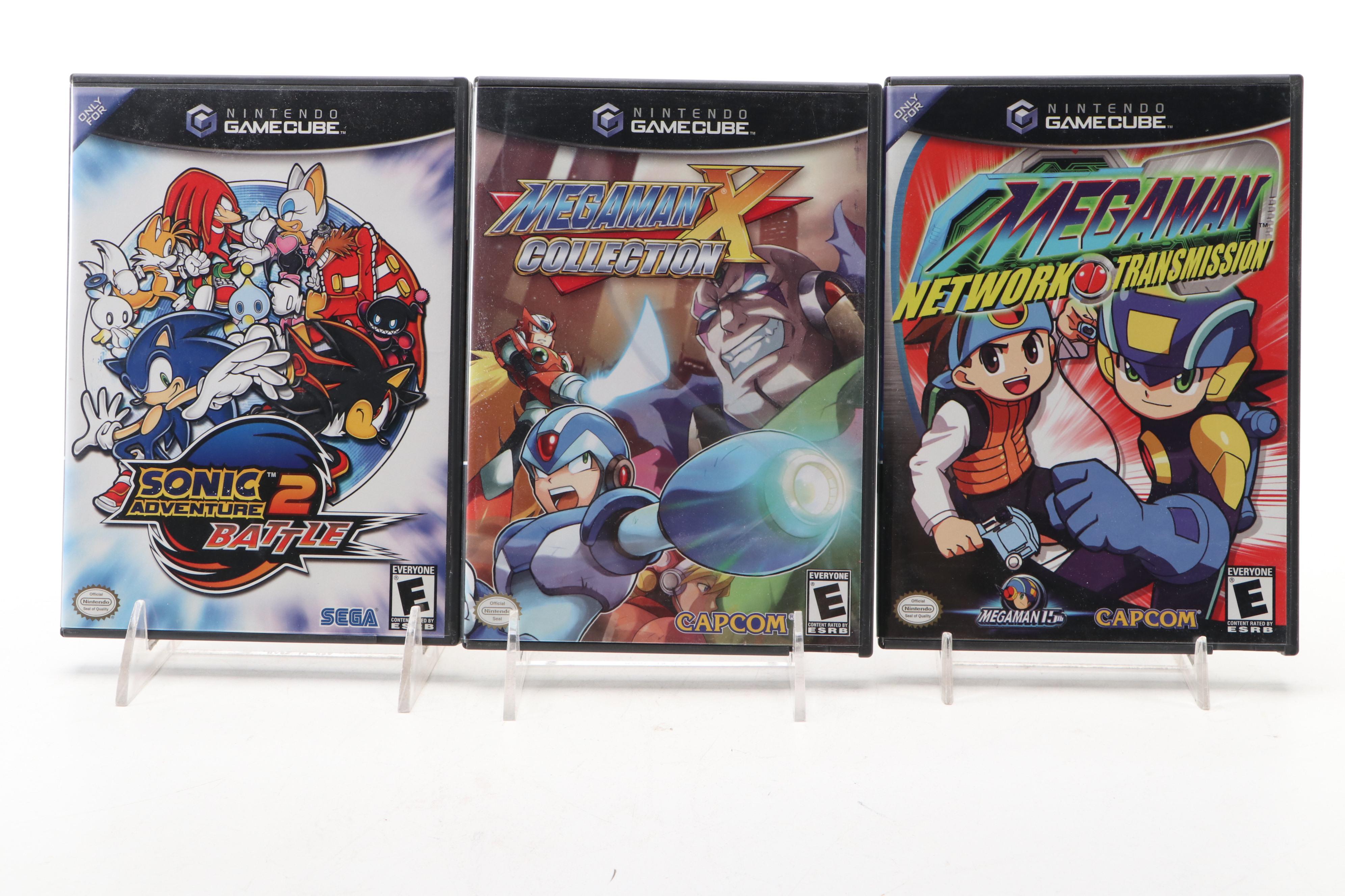 Mega Man and Sonic Adventure 2 Battle Nintendo GameCube Video Games