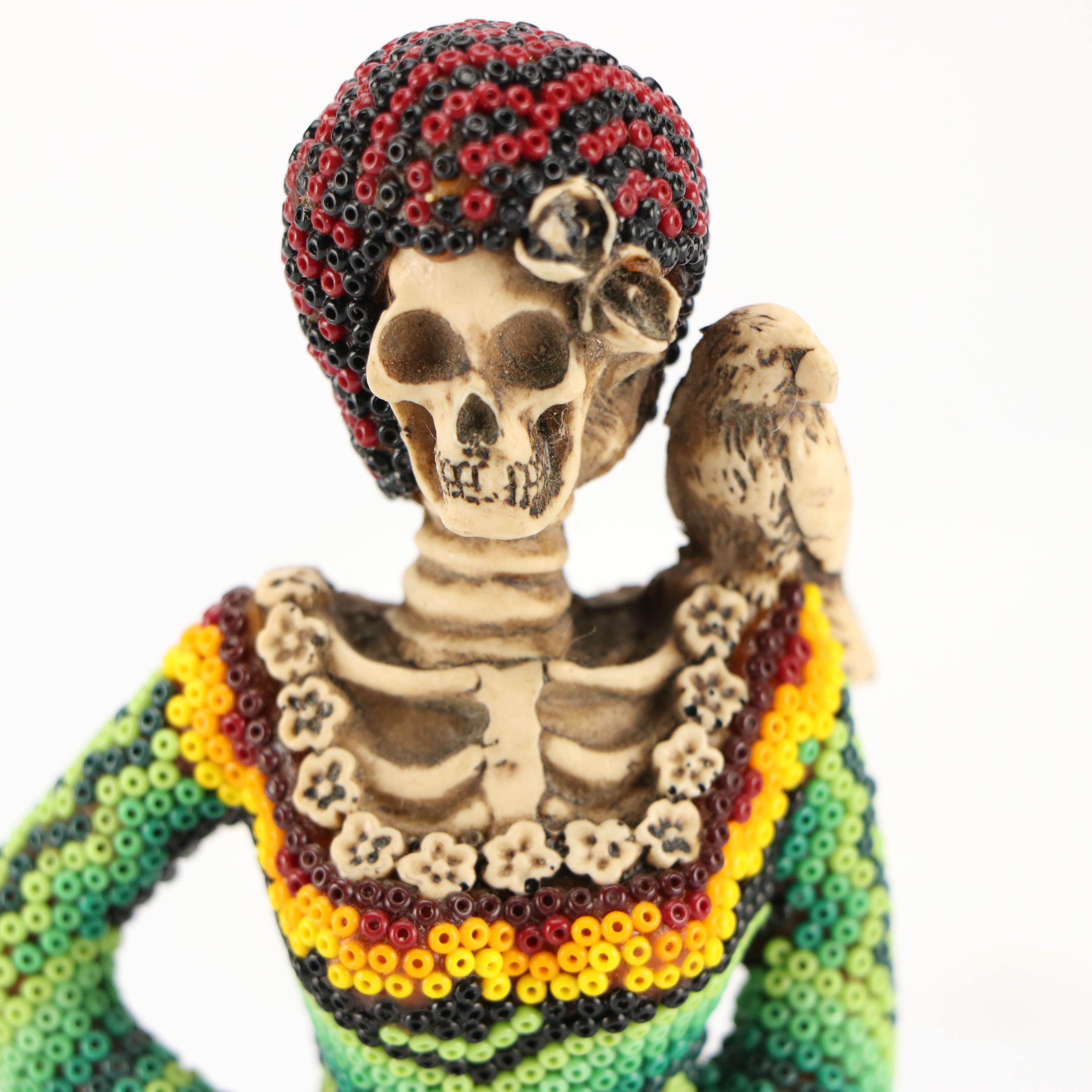 Mattel Barbie "Dia De Muertos" Dolls with Huichol La Calavera Catrina Figurine