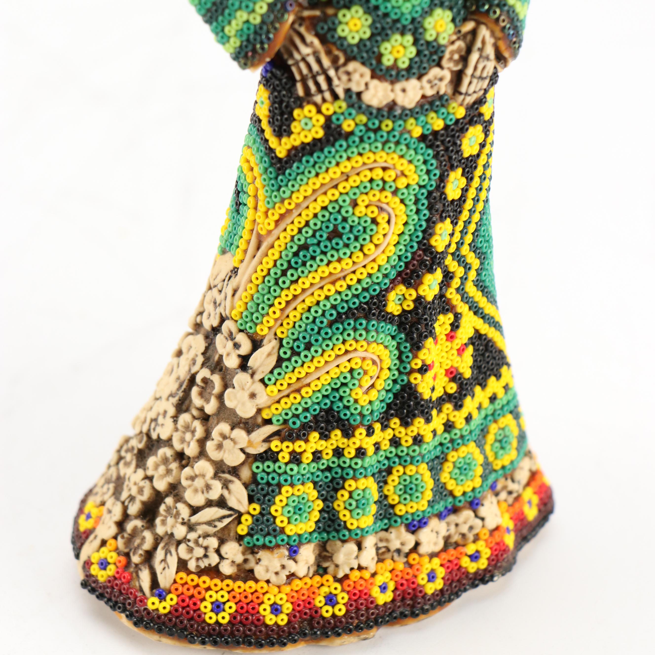 Mattel Barbie "Dia De Muertos" Dolls with Huichol La Calavera Catrina Figurine