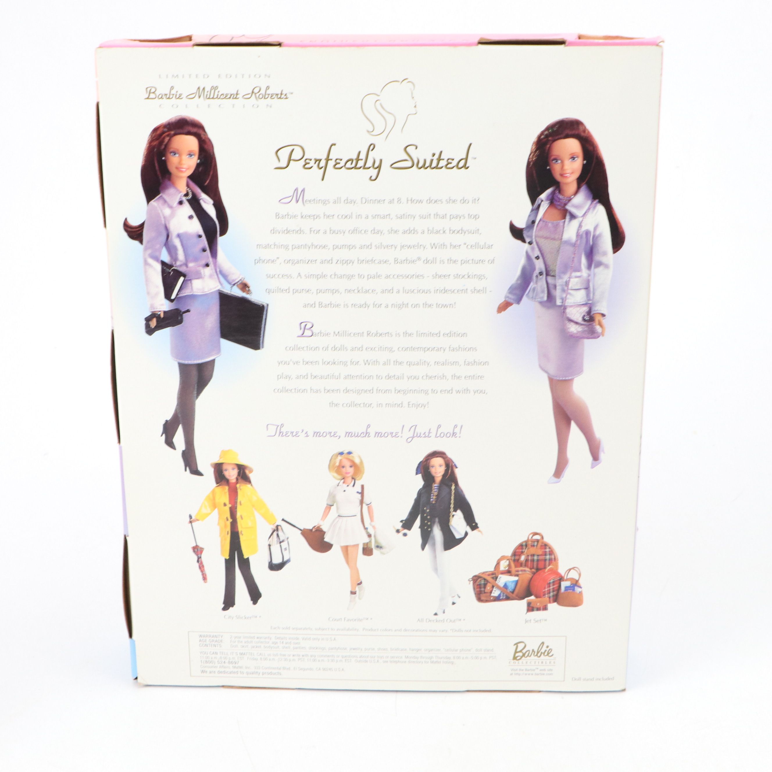 Mattel "Perfectly Suited" with "Winter Evening Barbie" and Other Dolls