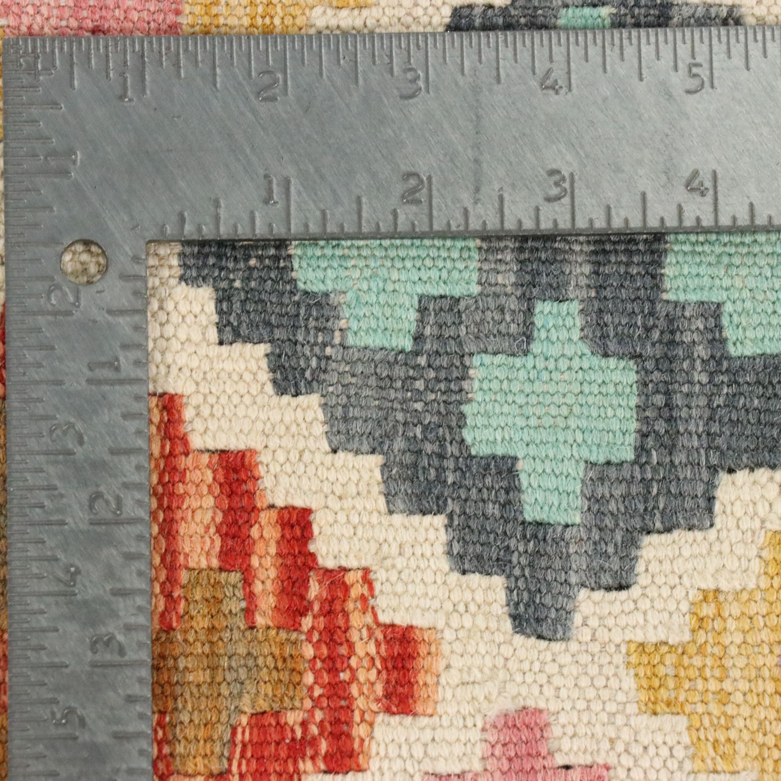 3' x 8' Handwoven Pakistani Kilim Long Rug