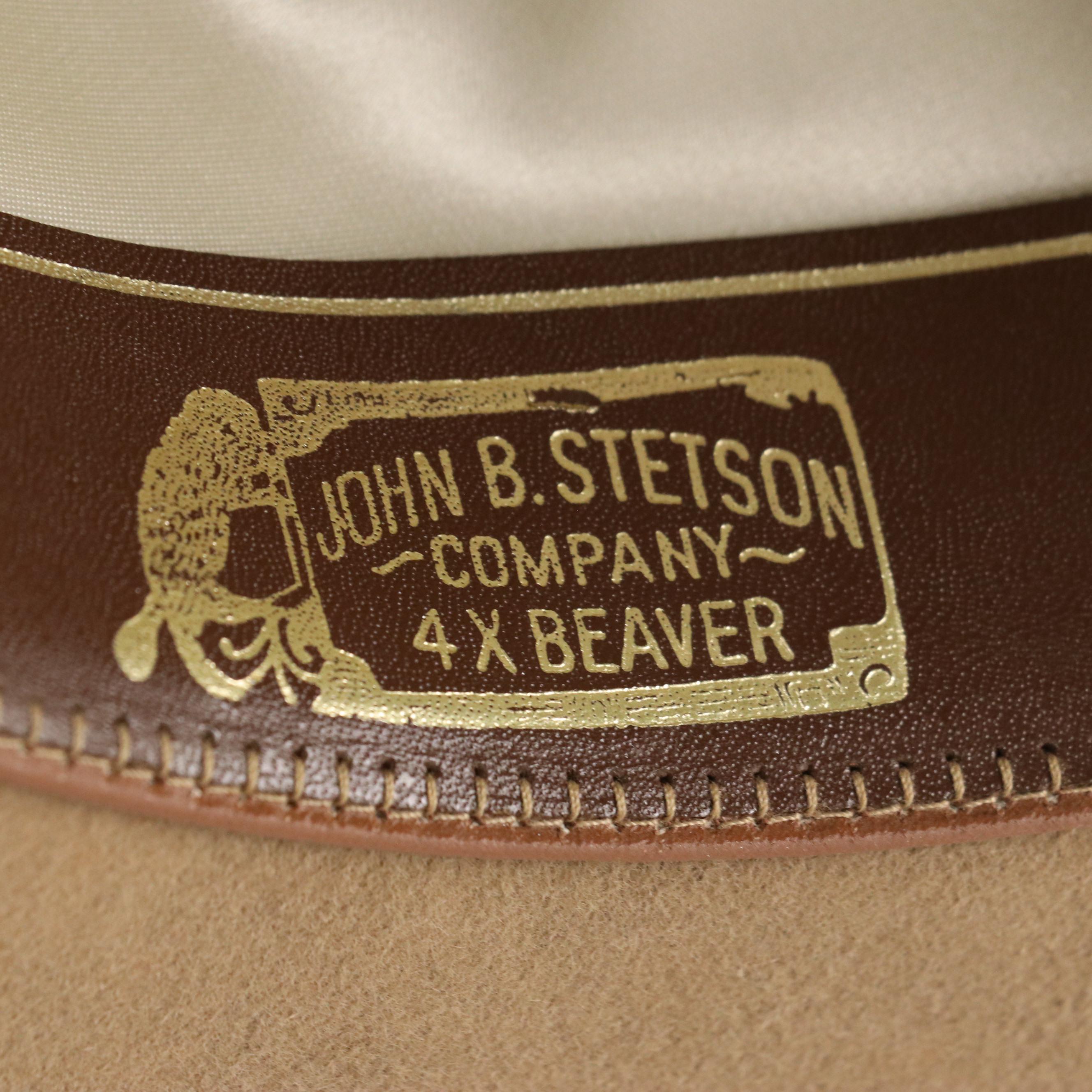 Stetson Pinch Front 4X Beaver Fur Felt Western Hat with Other Western Hats