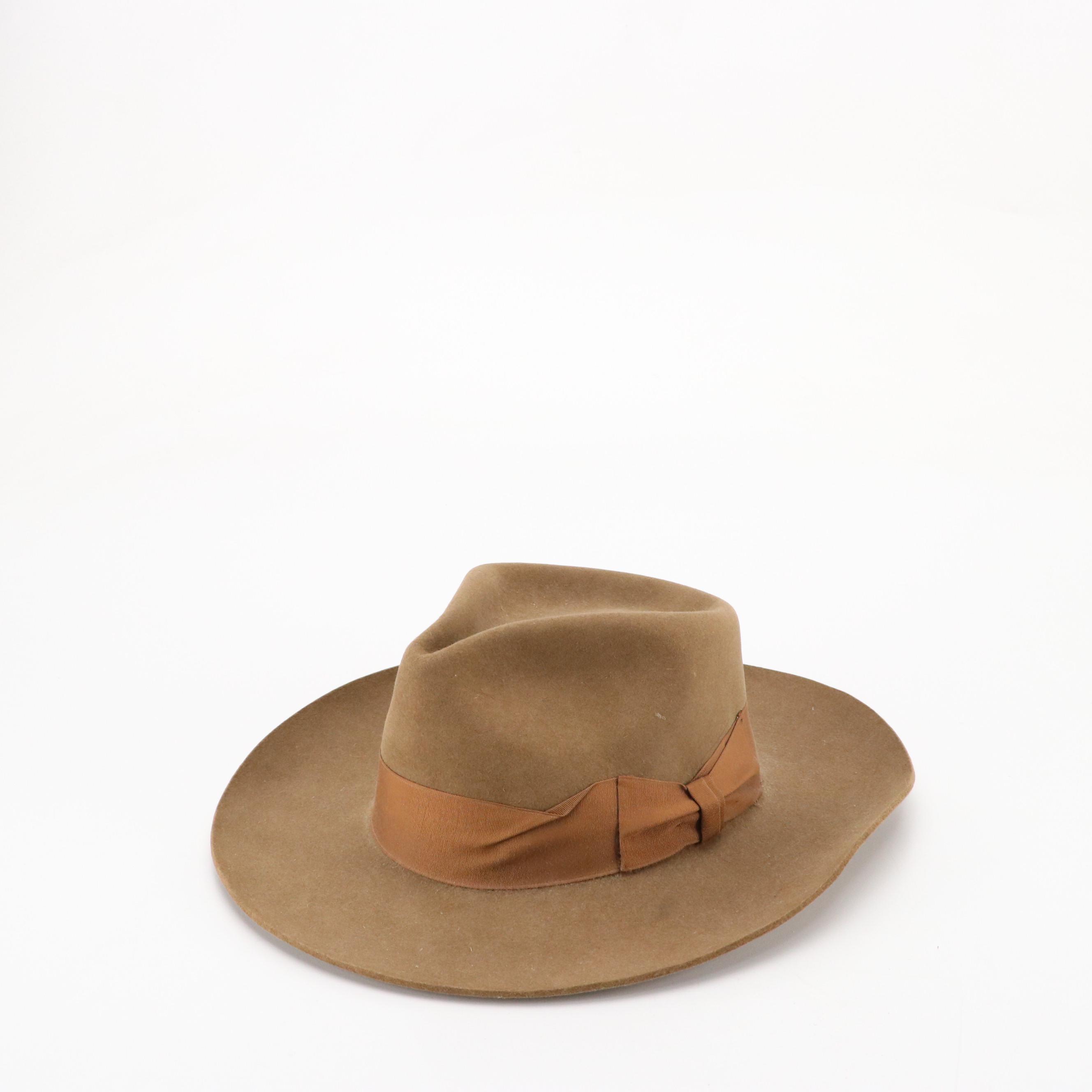 Stetson Pinch Front 4X Beaver Fur Felt Western Hat with Other Western Hats