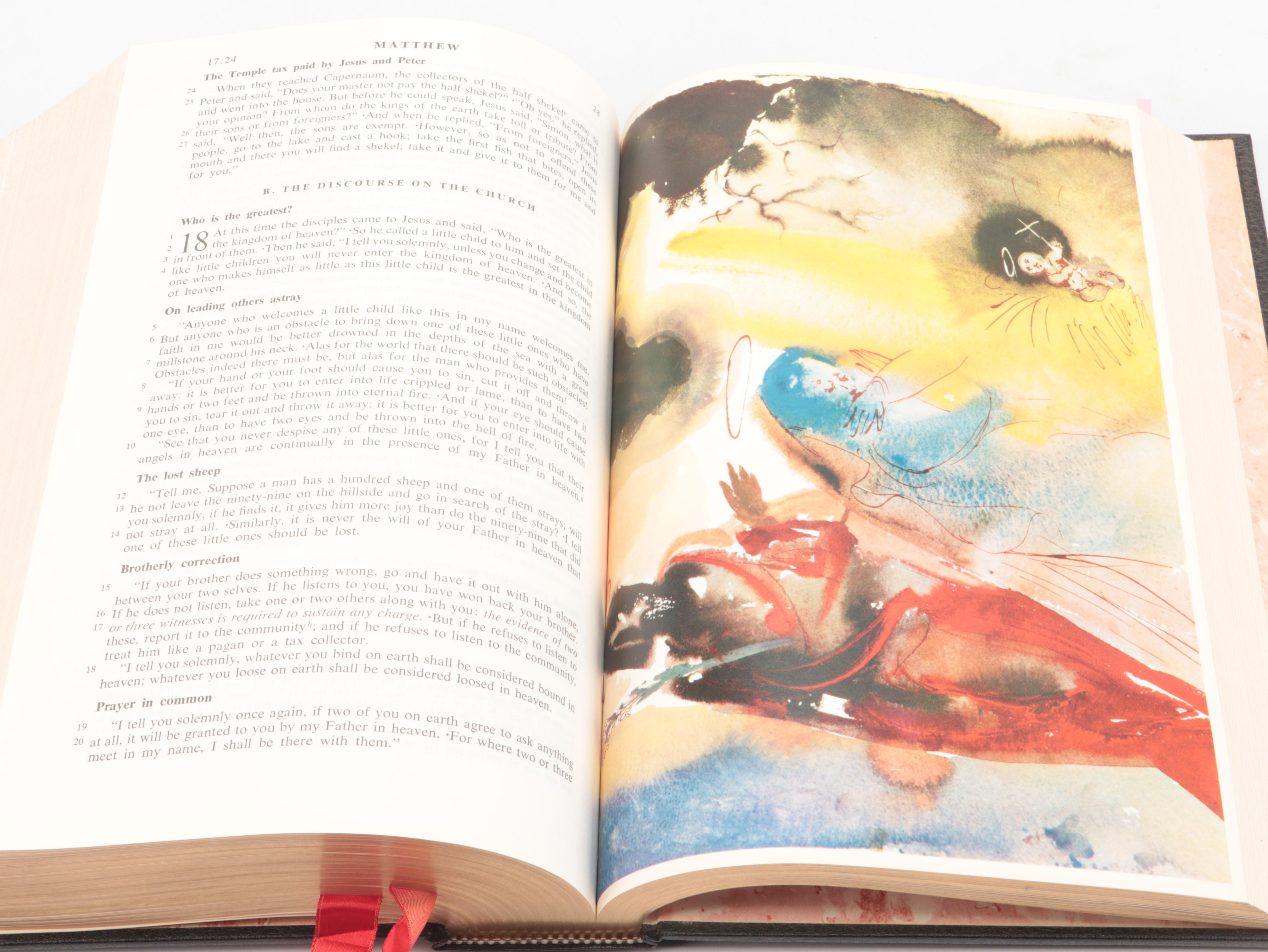 Salvador Dalí Illustrated Jerusalem Bible Edited by Alexander Jones, 1970