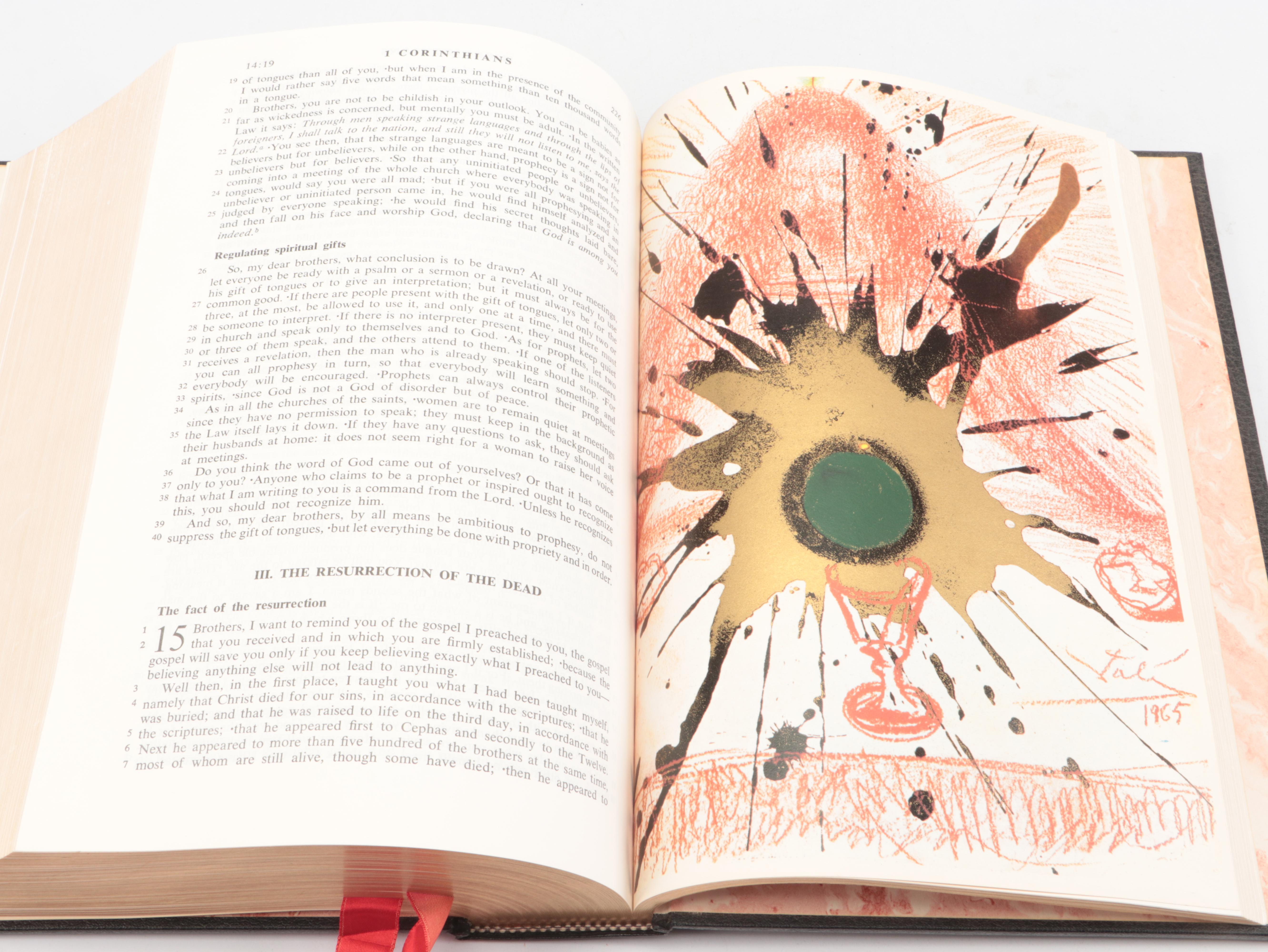 Salvador Dalí Illustrated Jerusalem Bible Edited by Alexander Jones, 1970