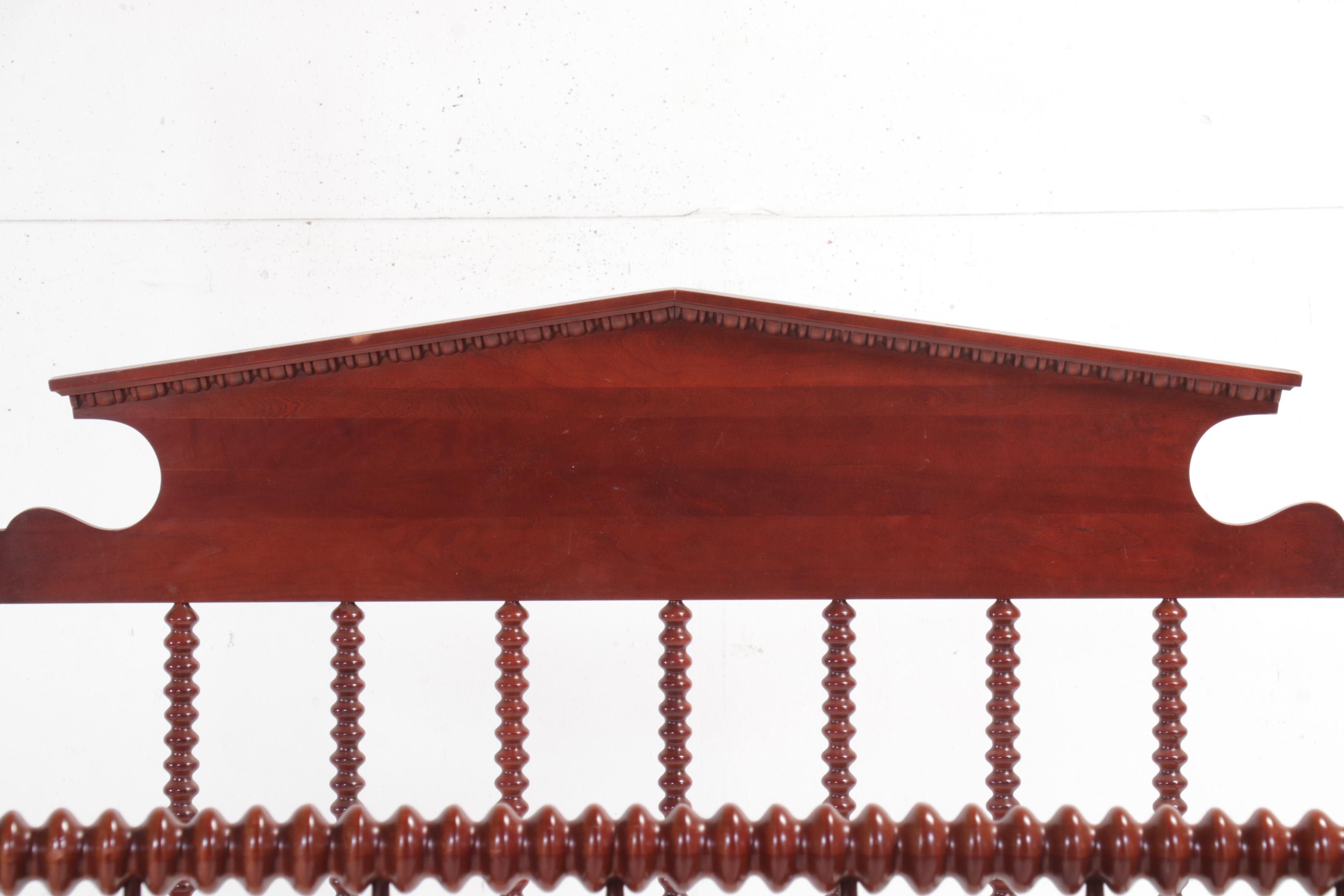 Jenny Lind Style Mahogany Full Size Bed Frame