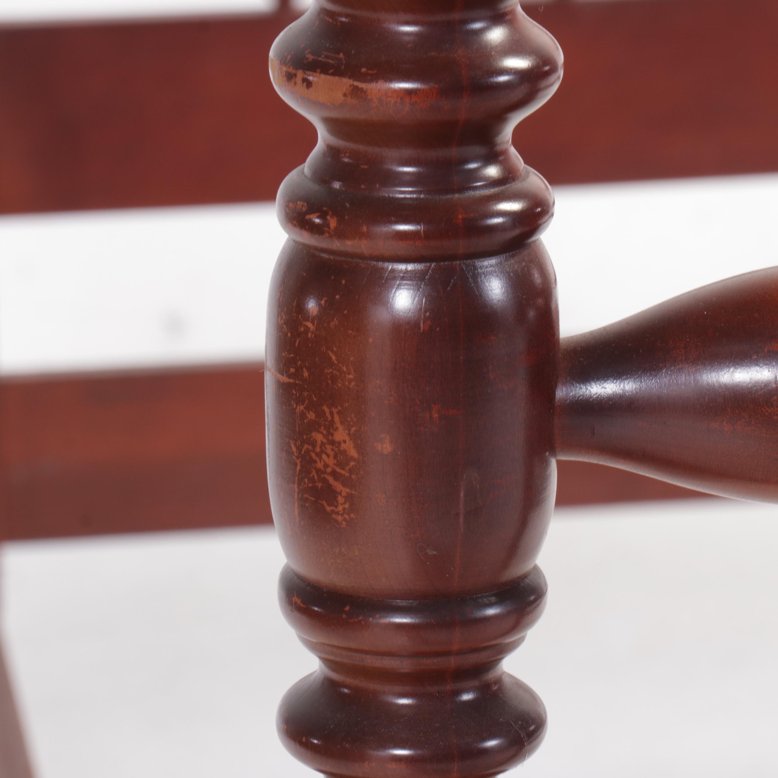 Jenny Lind Style Mahogany Full Size Bed Frame