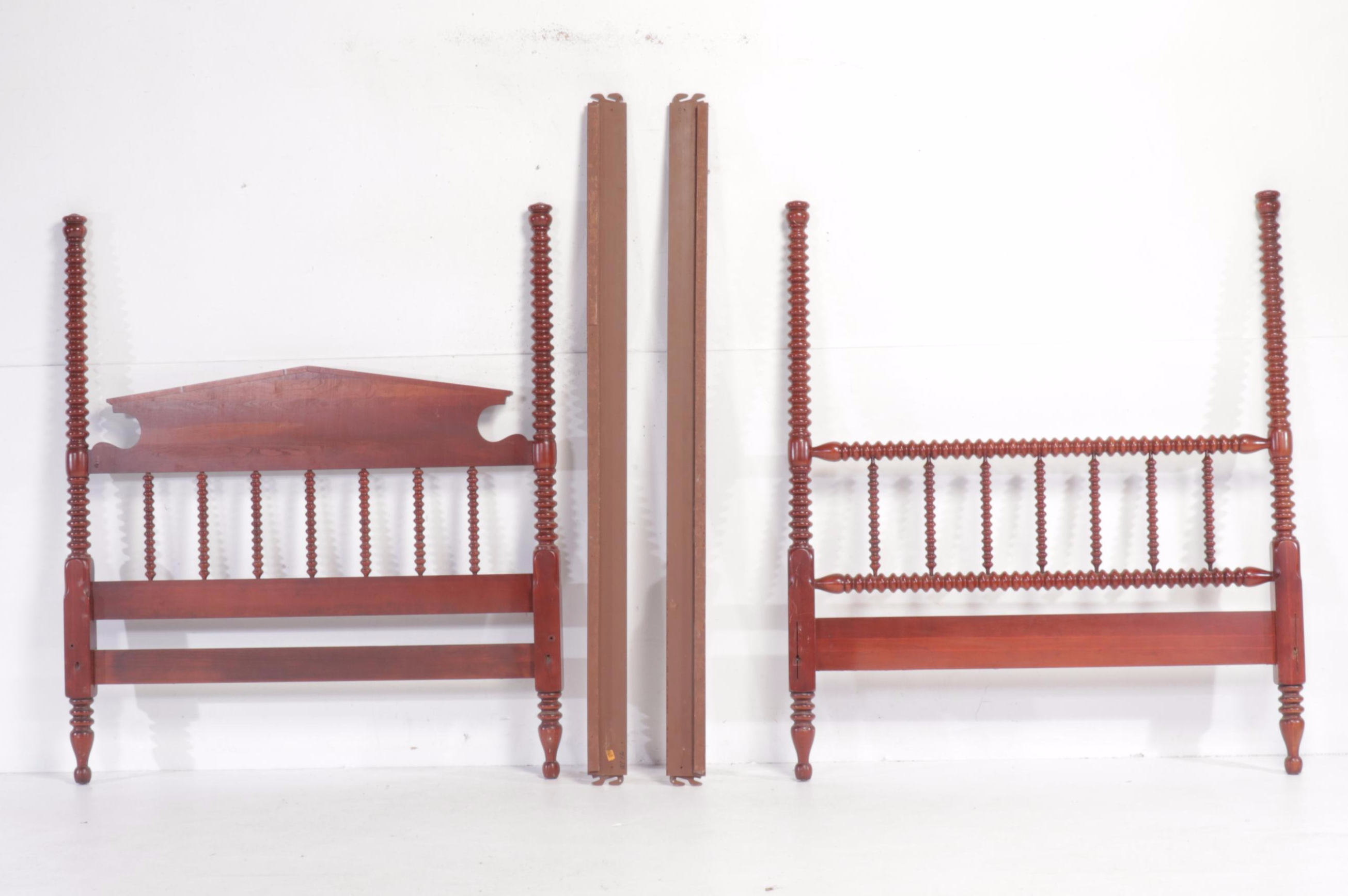 Jenny Lind Style Mahogany Full Size Bed Frame