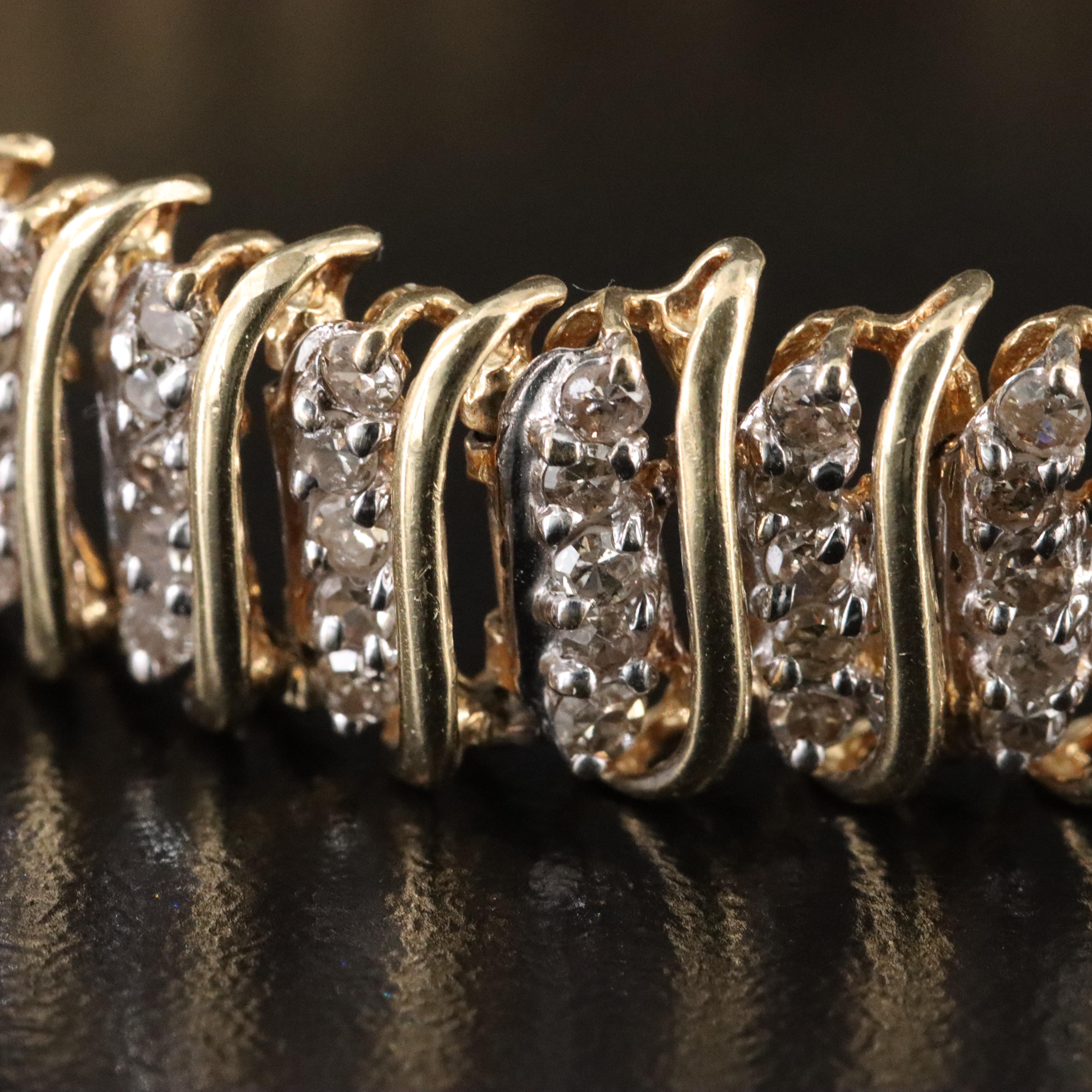 14K 1.05 CTW Diamond Bracelet