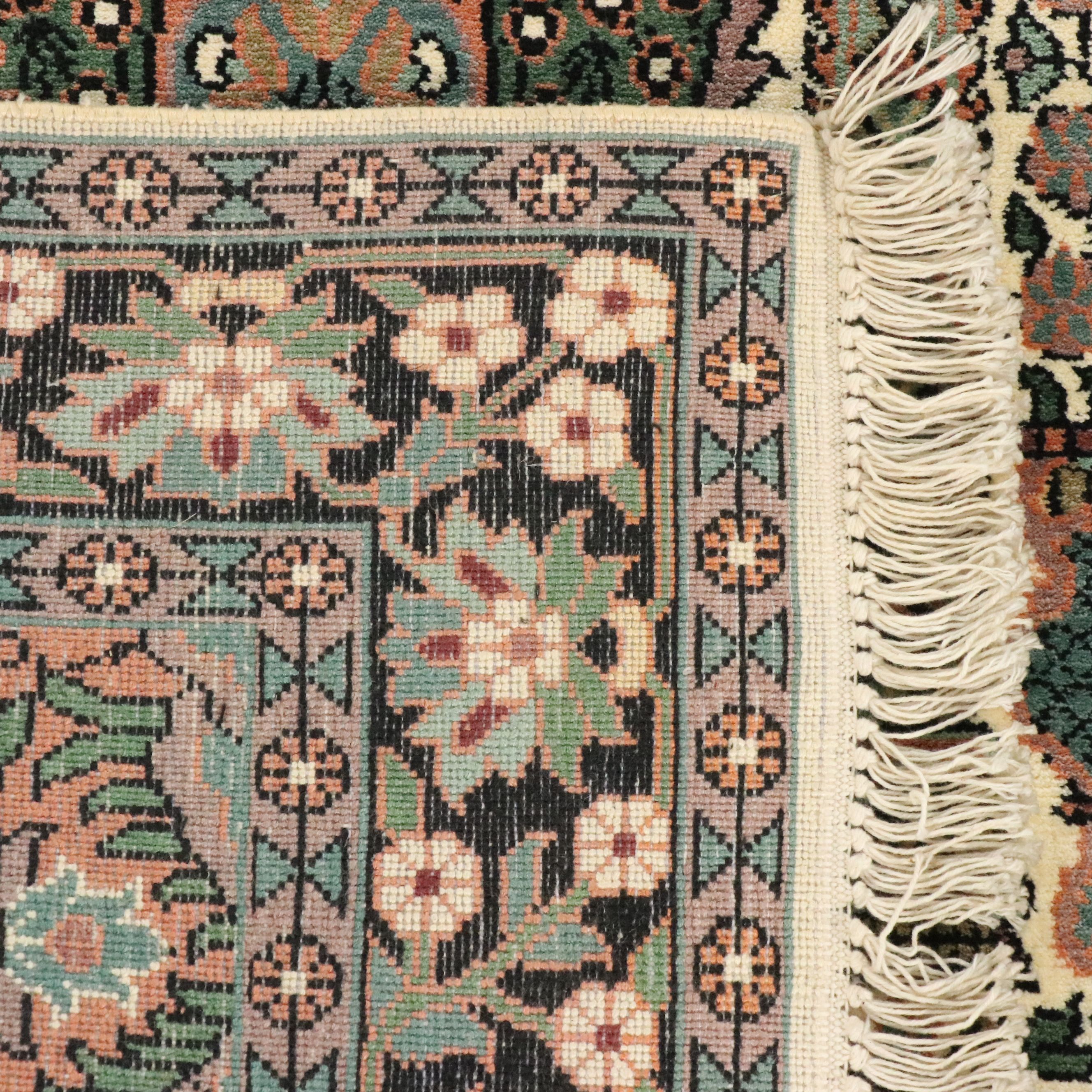 3'1 x 5'5 Hand-Knotted Indo-Persian Mehrab Style Prayer Rug