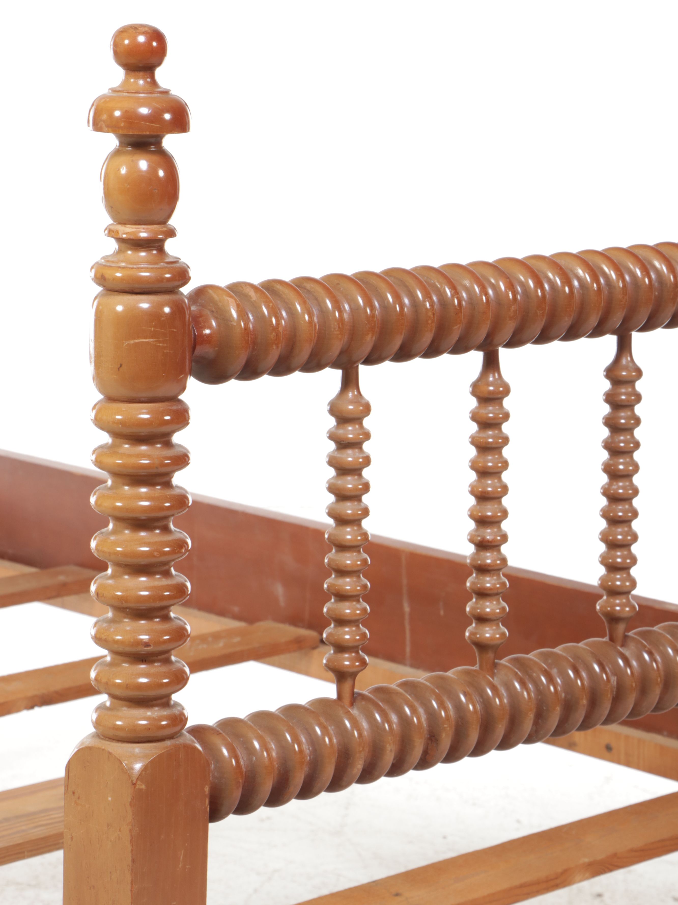 Jenny Lind Style Bobbin Turned Cherry Full Size Bed Frame