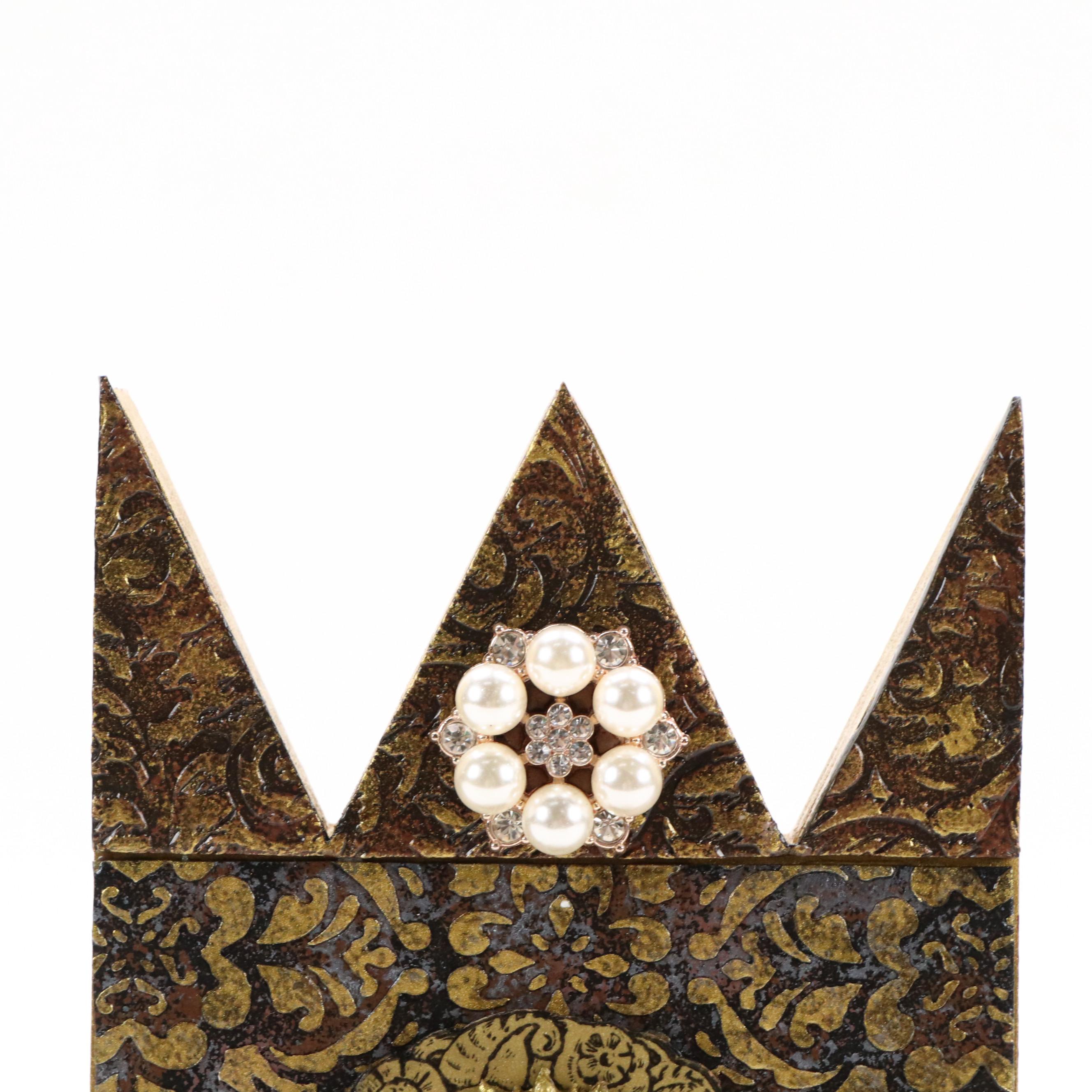 Deborah Kovacs-Sturdevant Mixed Media Composition "Hand of Mary"