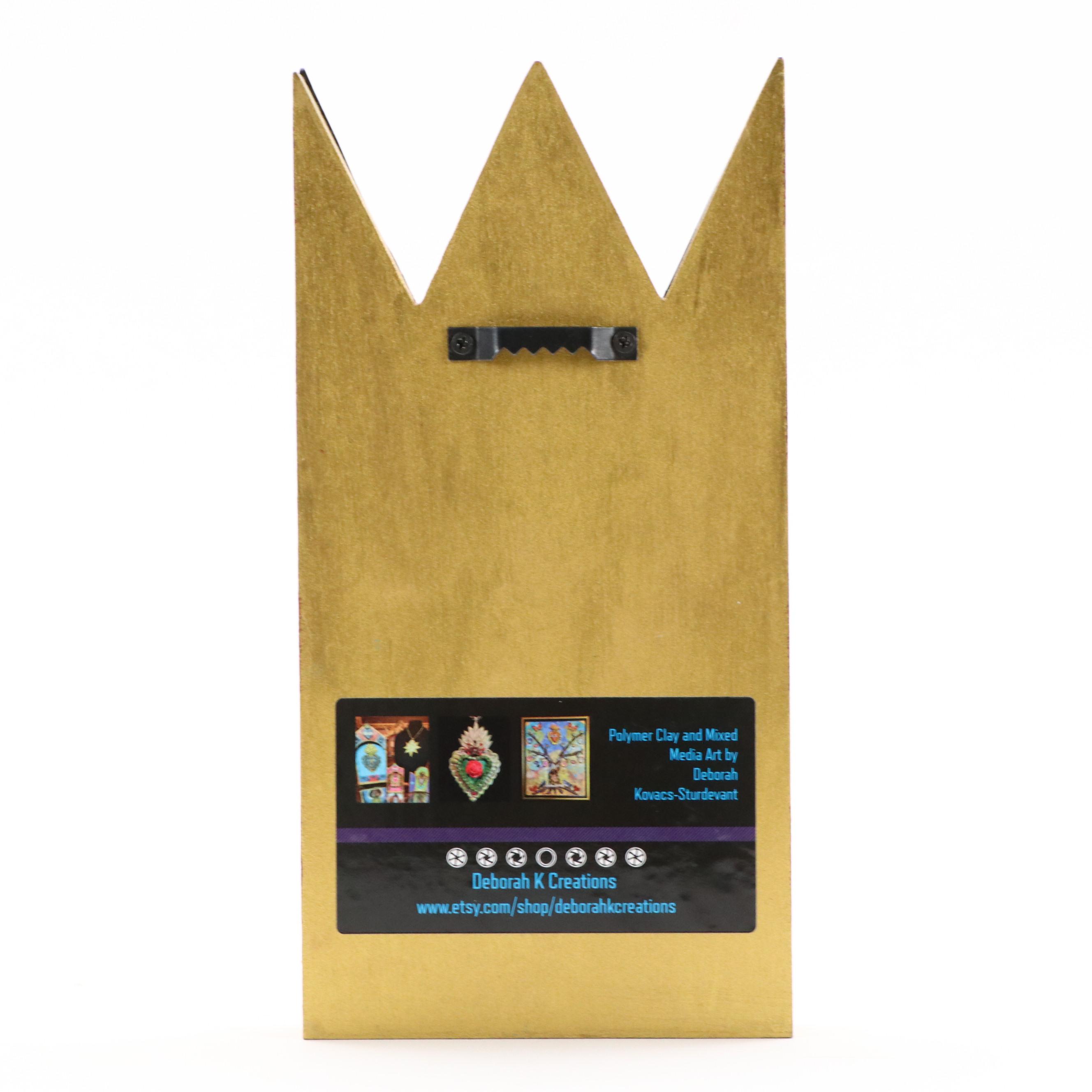 Deborah Kovacs-Sturdevant Mixed Media Composition "Hand of Mary"