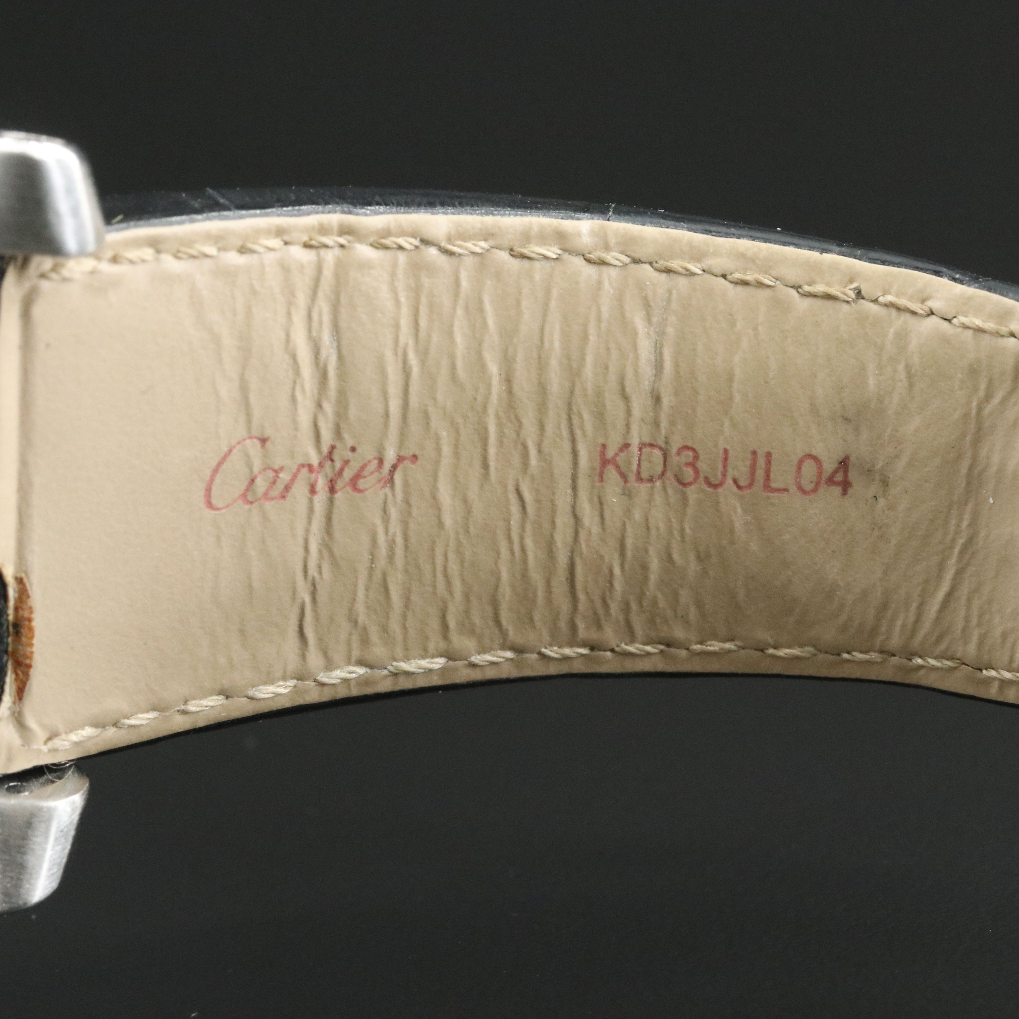 Cartier Calibre de Cartier 3389 Silver Dial 18K & Steel 42mm Automatic Watch