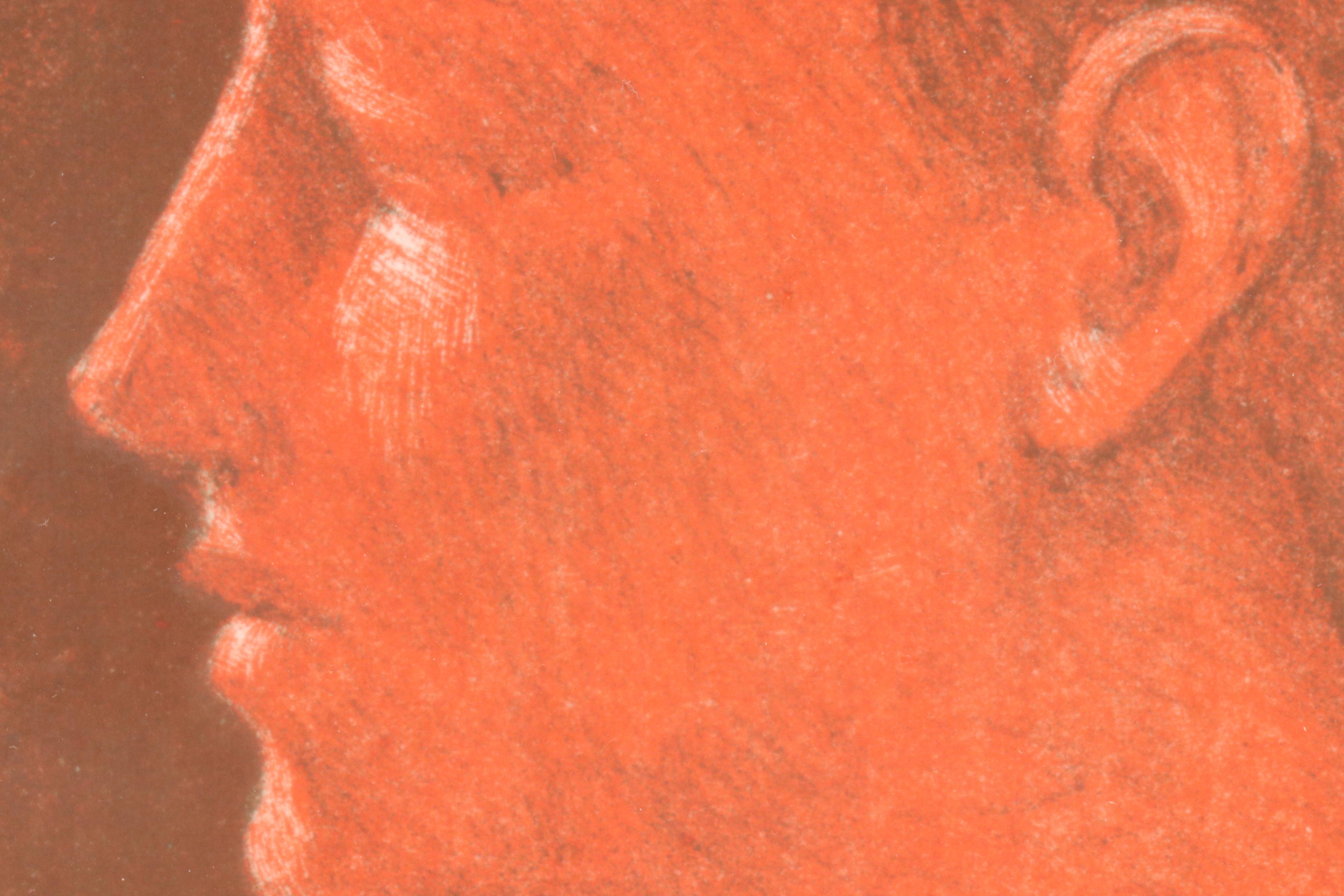 Daniel Ludwig Duo-Tone Lithograph Portrait, 1985