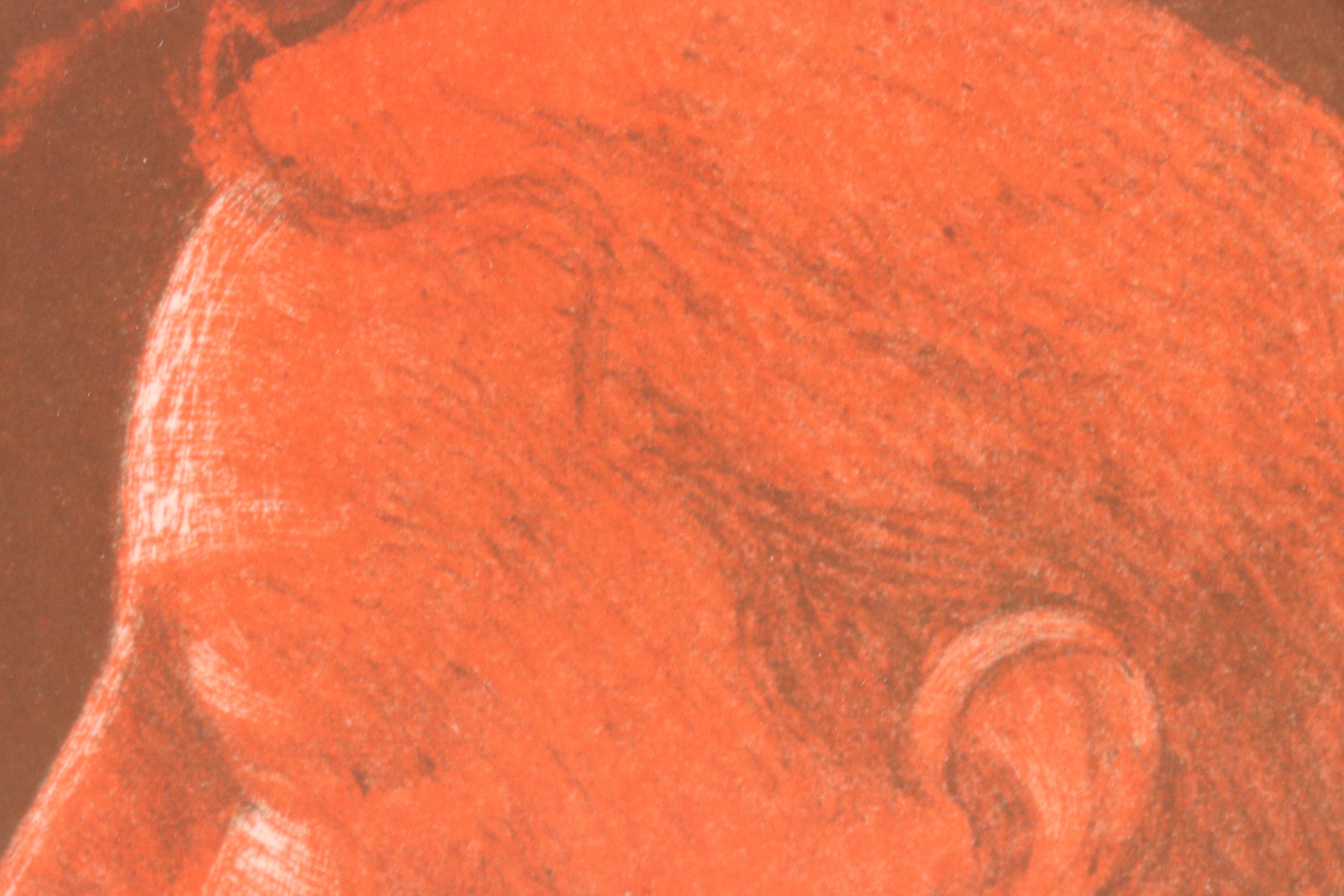 Daniel Ludwig Duo-Tone Lithograph Portrait, 1985