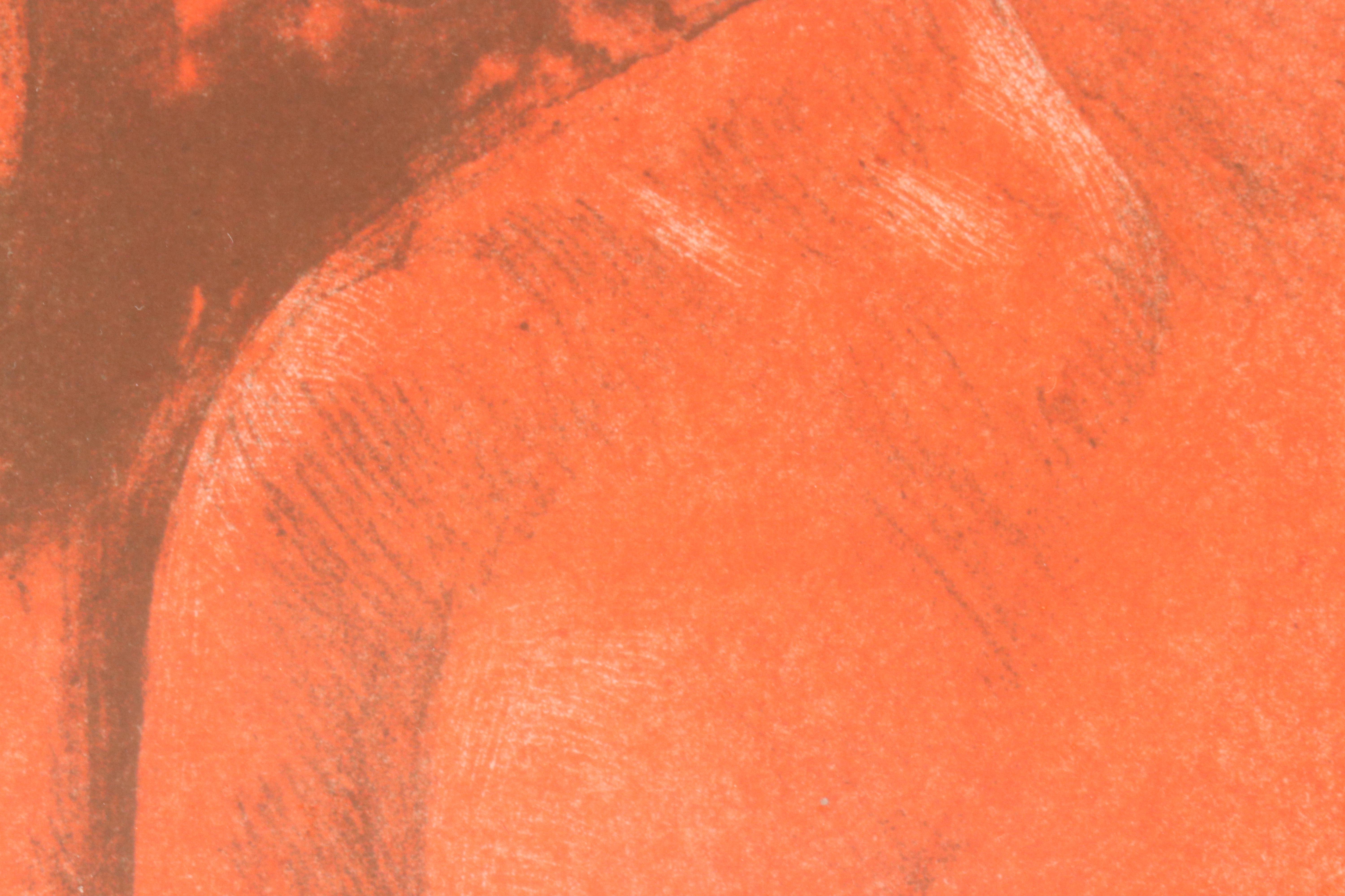 Daniel Ludwig Duo-Tone Lithograph Portrait, 1985