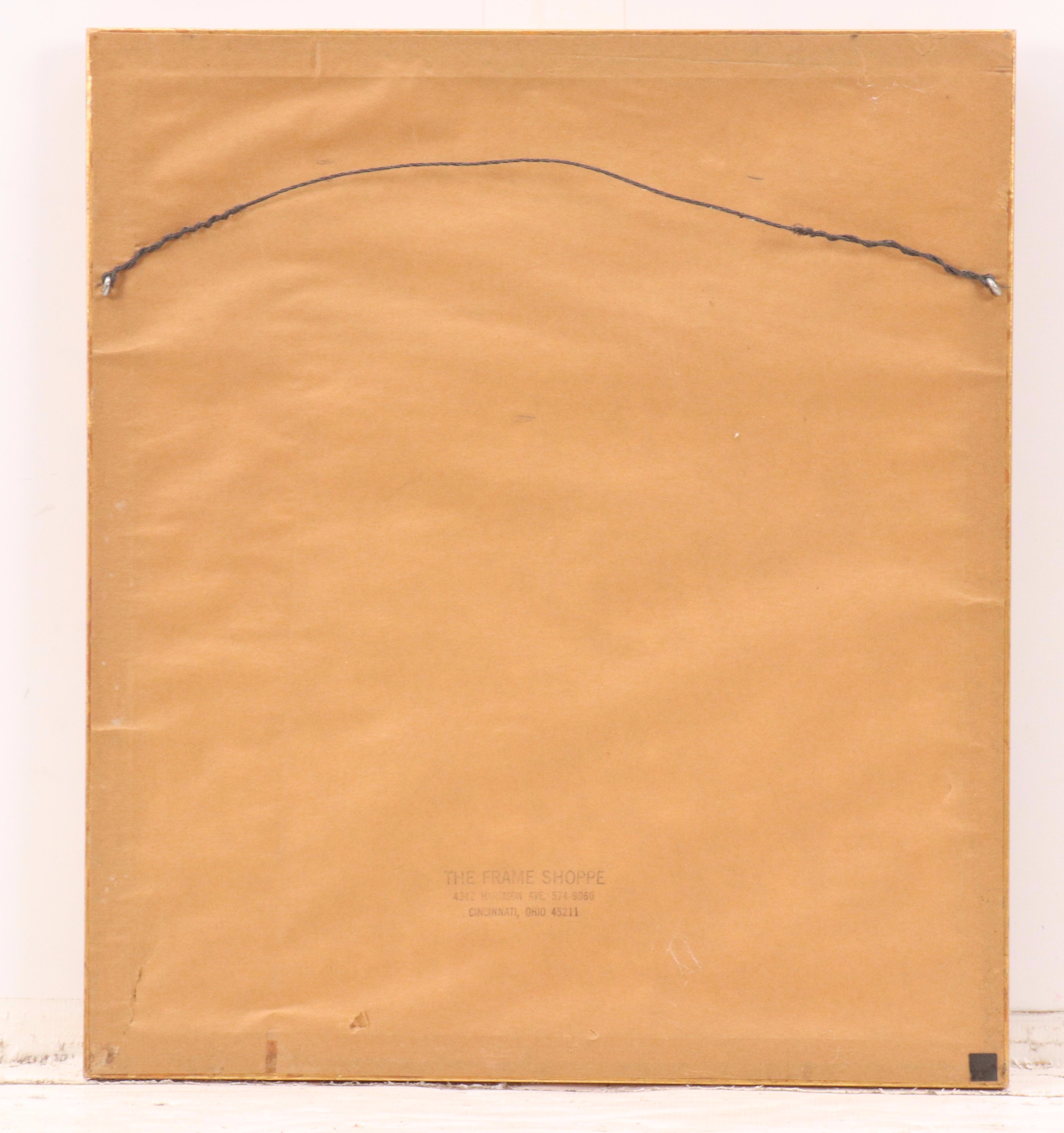 Daniel Ludwig Duo-Tone Lithograph Portrait, 1985