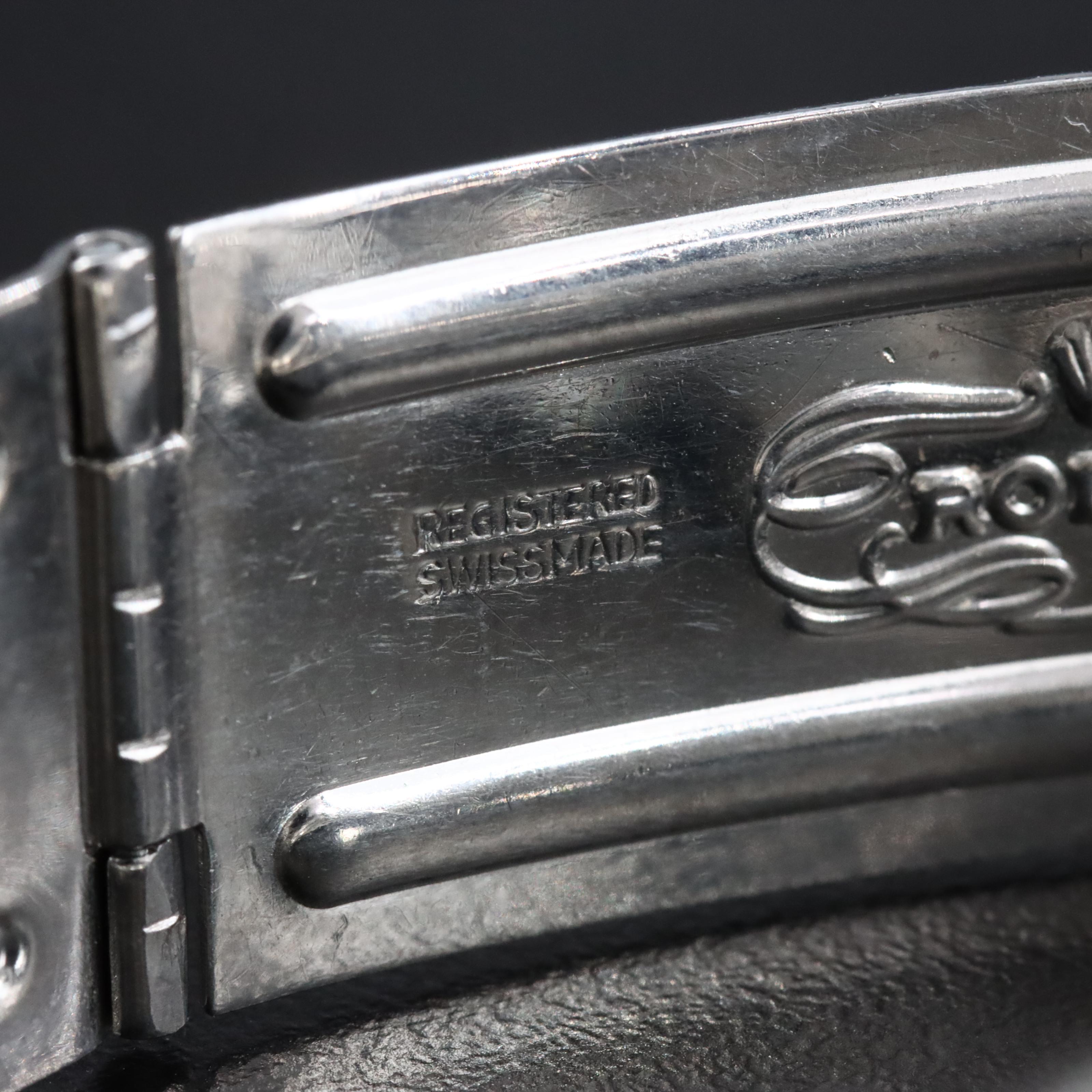 1977 Rolex Engine Turned Bezel Date Model 1501 Watch